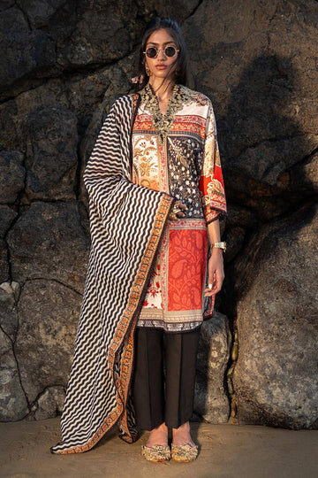 Sana Safinaz | Mahay Spring 24 | H241-028A-2BG - Aqsa Fabrics