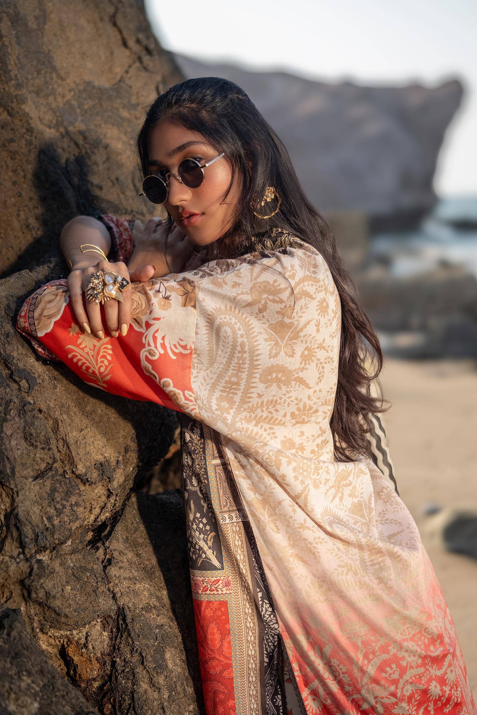 Sana Safinaz | Mahay Spring 24 | H241-028A-2BG - Aqsa Fabrics