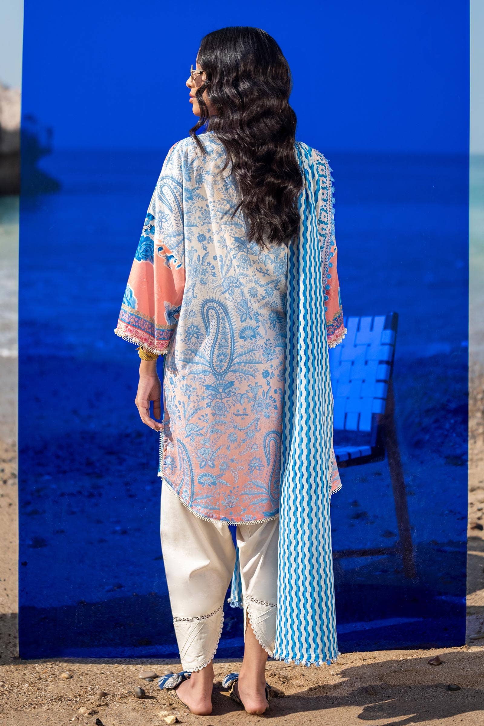 Sana Safinaz | Mahay Spring 24 | H241-028B-2BG - Aqsa Fabrics