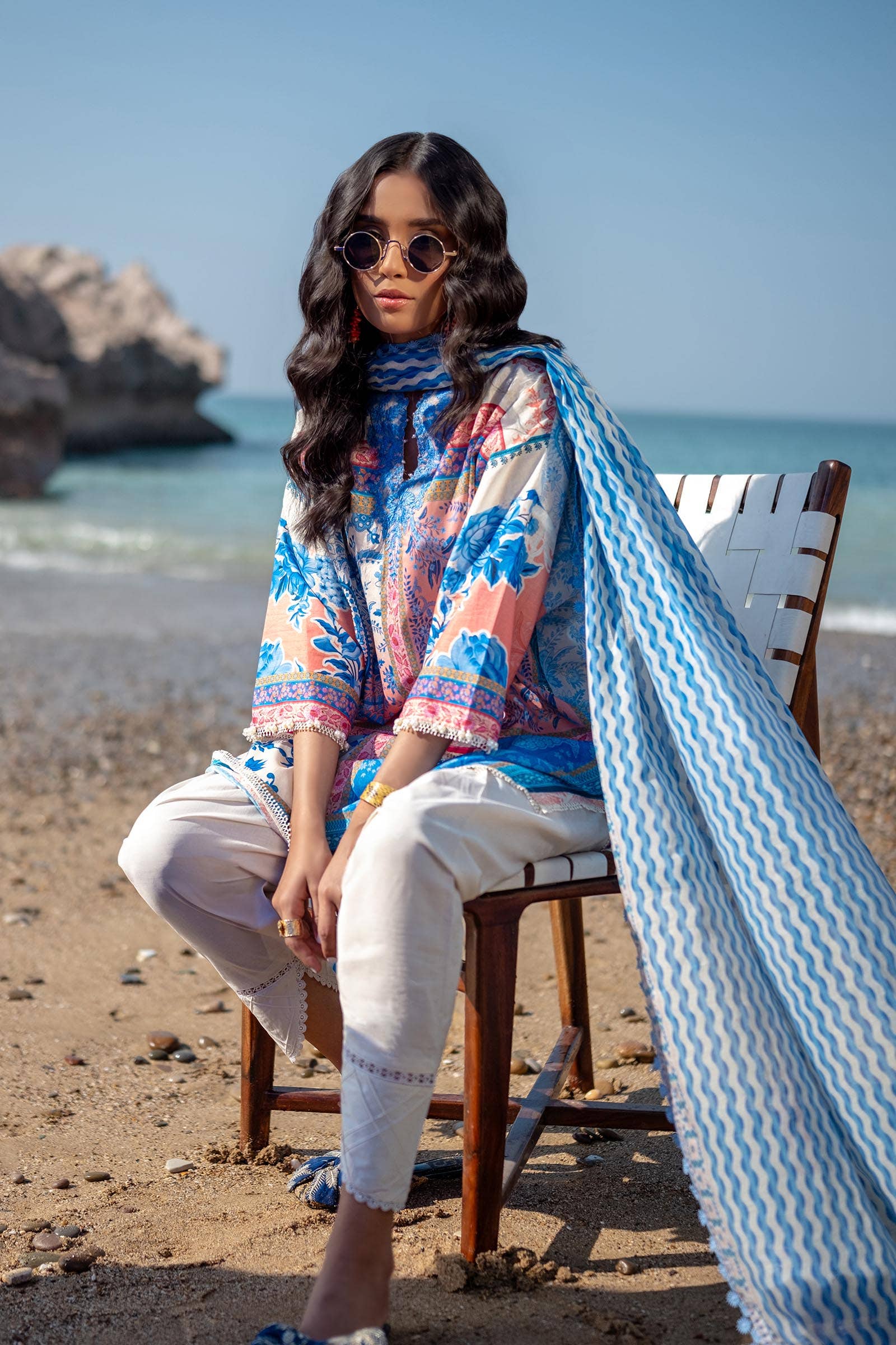 Sana Safinaz | Mahay Spring 24 | H241-028B-2BG - Aqsa Fabrics