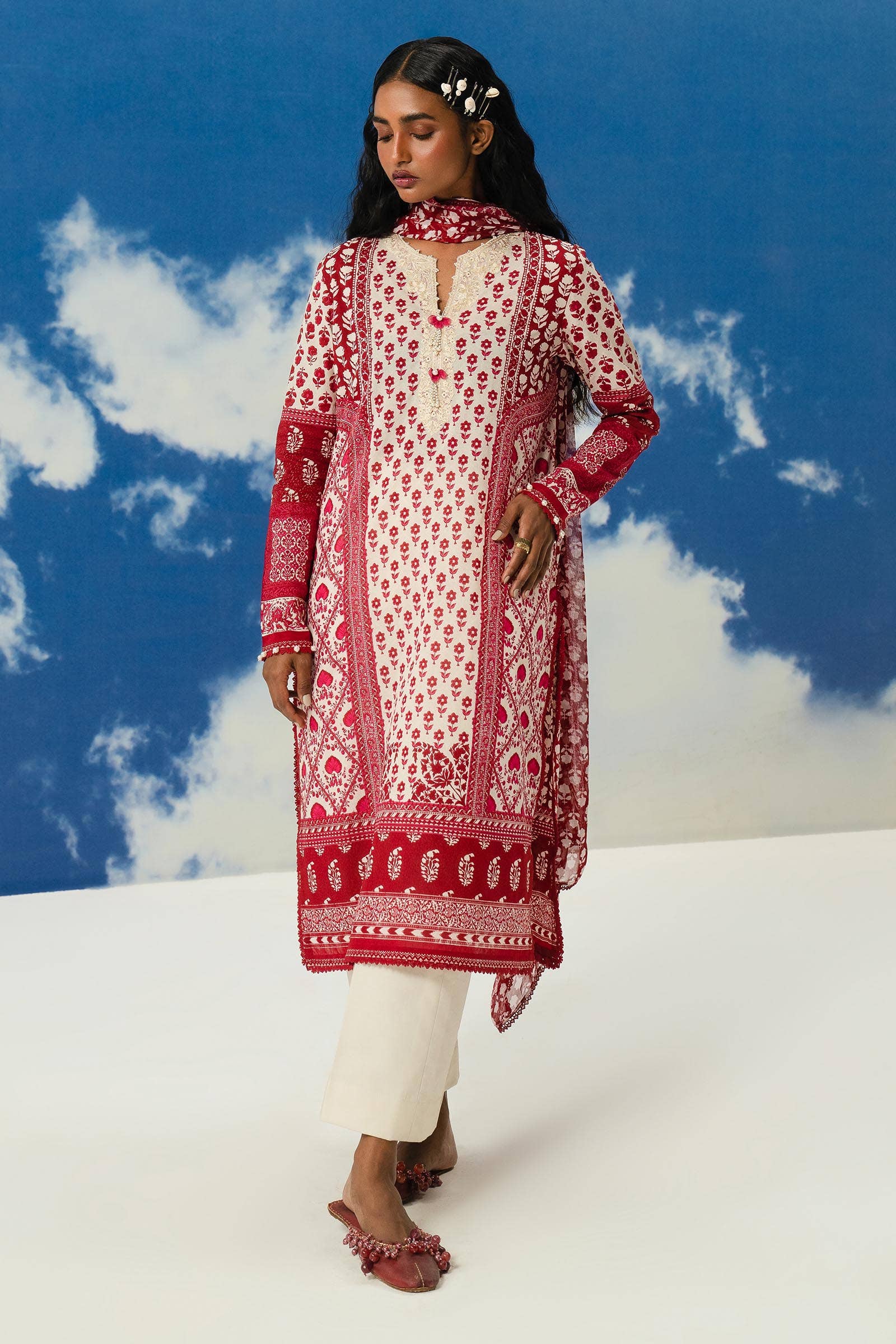 Sana Safinaz | Mahay Summer Lawn 24 | S-44 - Aqsa Fabrics