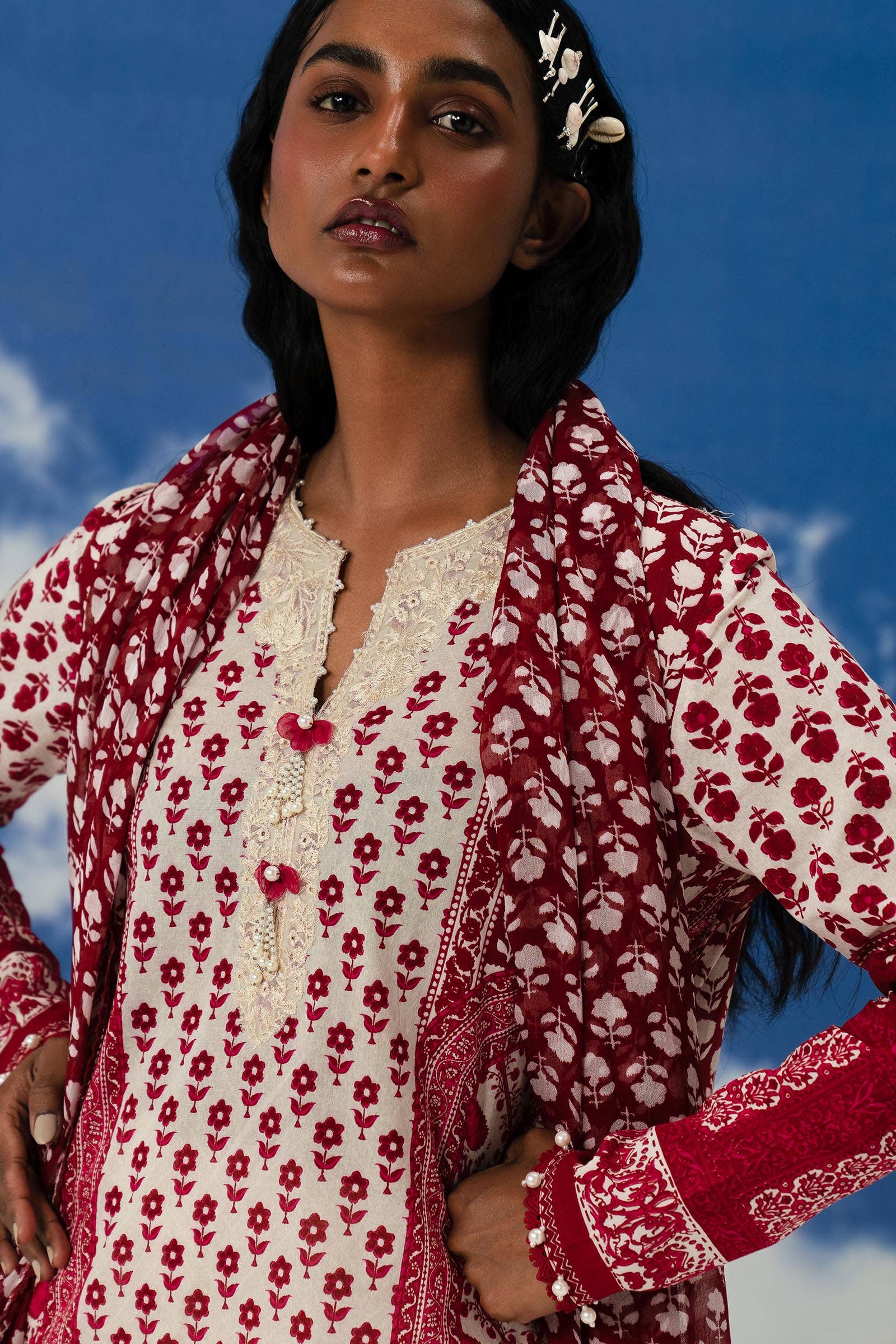 Sana Safinaz | Mahay Summer Lawn 24 | S-44 - Aqsa Fabrics