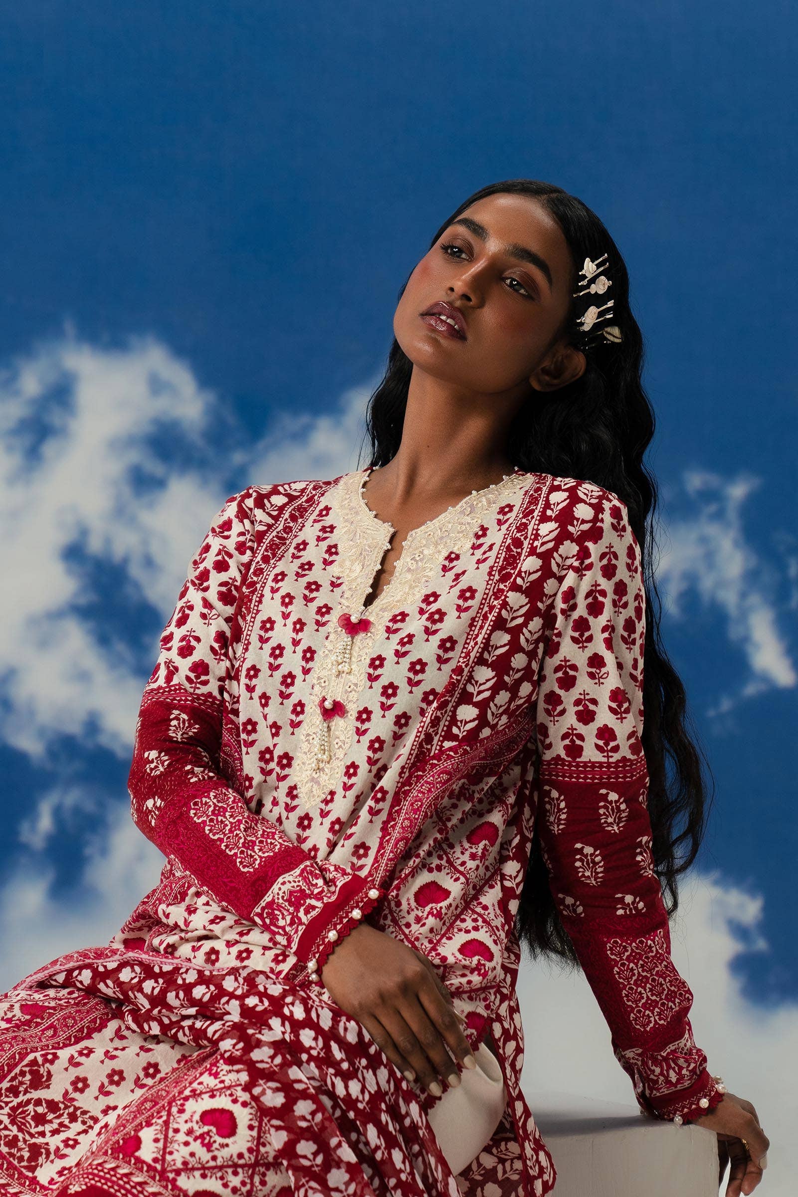 Sana Safinaz | Mahay Summer Lawn 24 | S-44 - Aqsa Fabrics