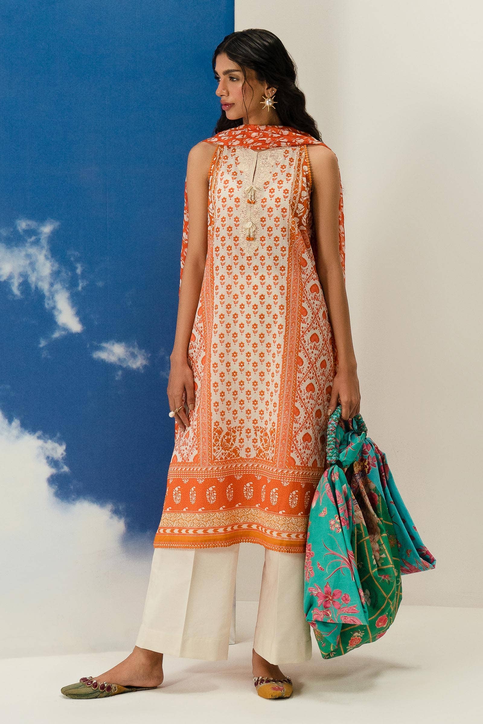 Sana Safinaz | Mahay Summer Lawn 24 | S-43 - Aqsa Fabrics