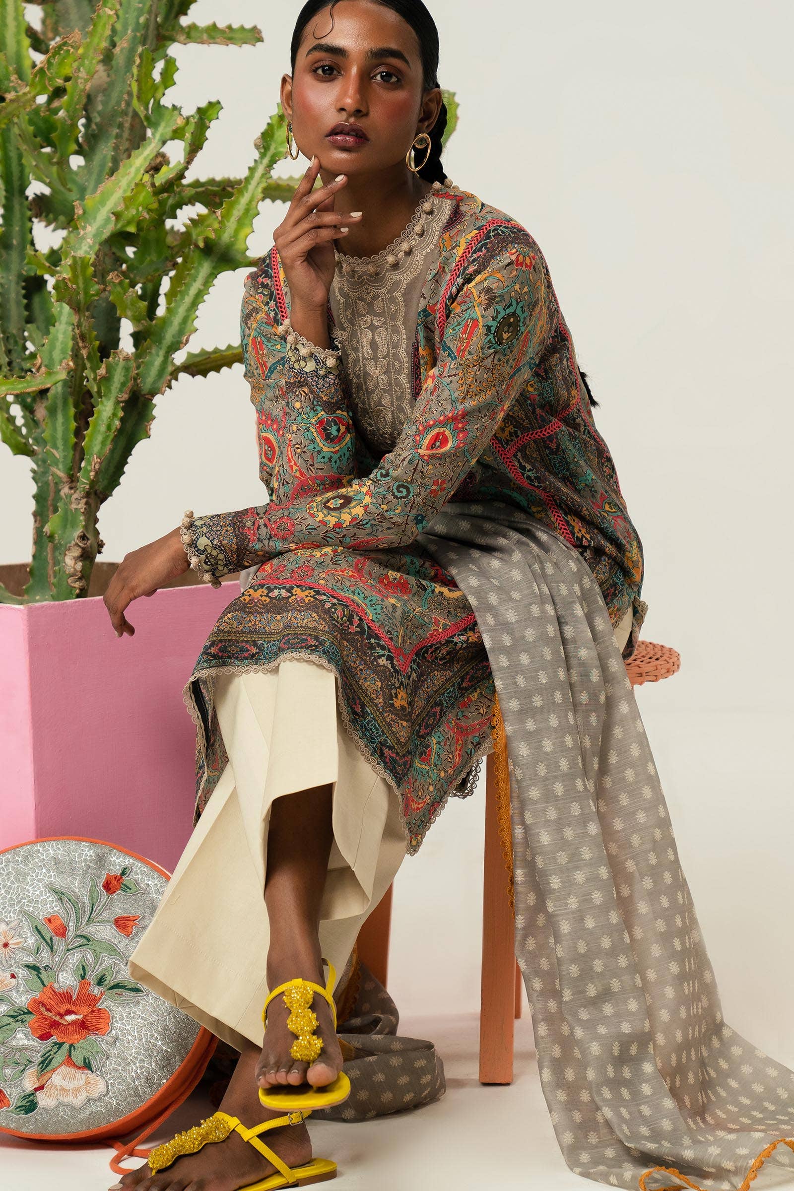 Sana Safinaz | Mahay Summer Lawn 24 | S-41 - Aqsa Fabrics