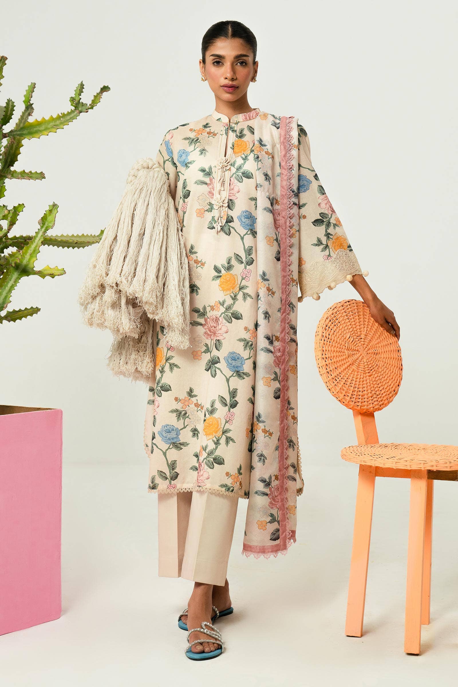 Sana Safinaz | Mahay Summer Lawn 24 | S-40 - Aqsa Fabrics