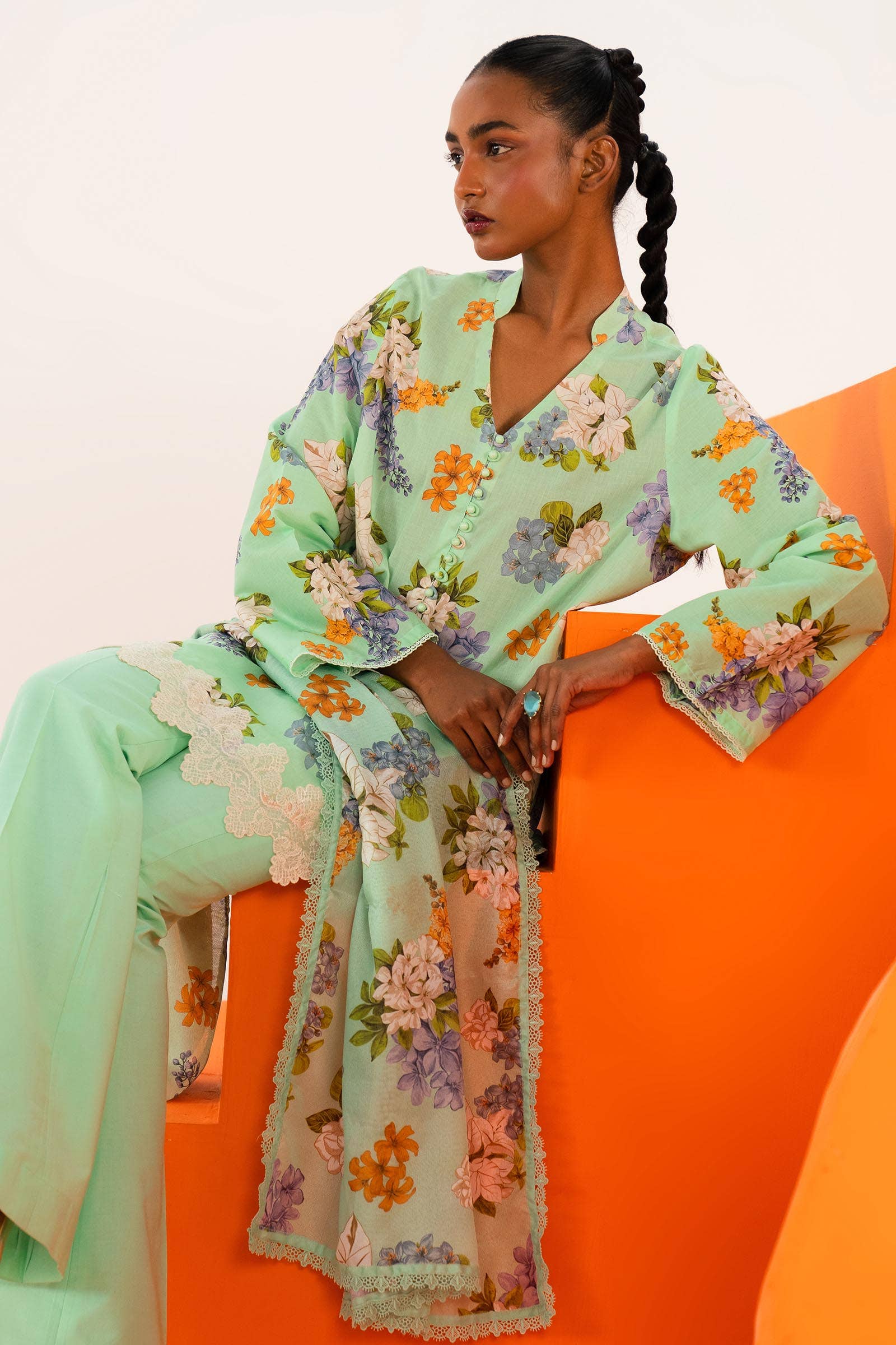Sana Safinaz | Mahay Summer Lawn 24 | S-34 - Aqsa Fabrics