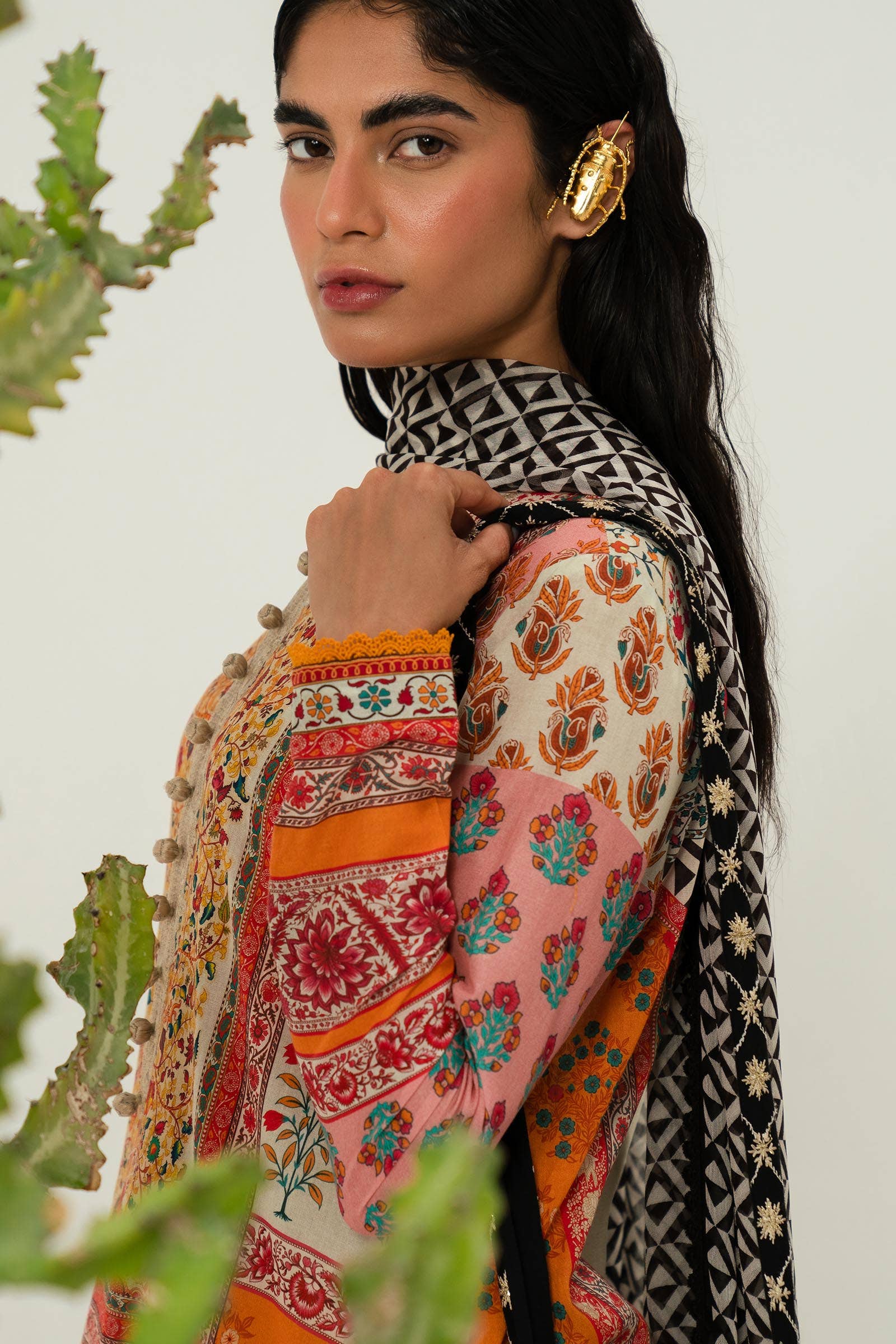 Sana Safinaz | Mahay Summer Lawn 24 | S-25 - Aqsa Fabrics