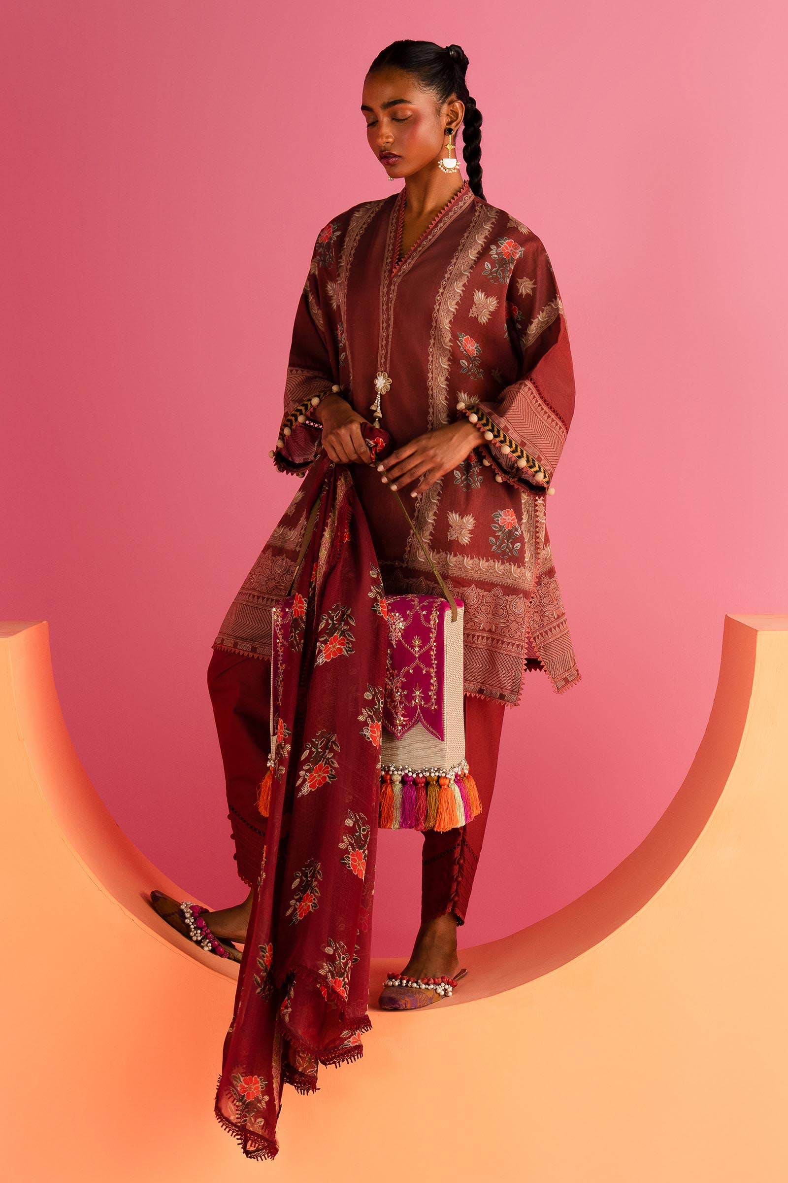 Sana Safinaz | Mahay Summer Lawn 24 | S-22 - Aqsa Fabrics