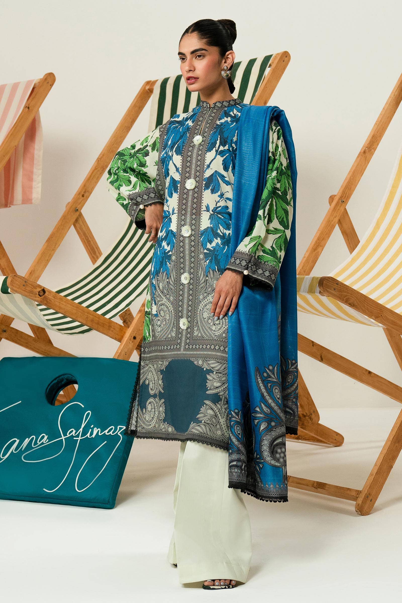 Sana Safinaz | Mahay Summer Lawn 24 | S-09 - Aqsa Fabrics