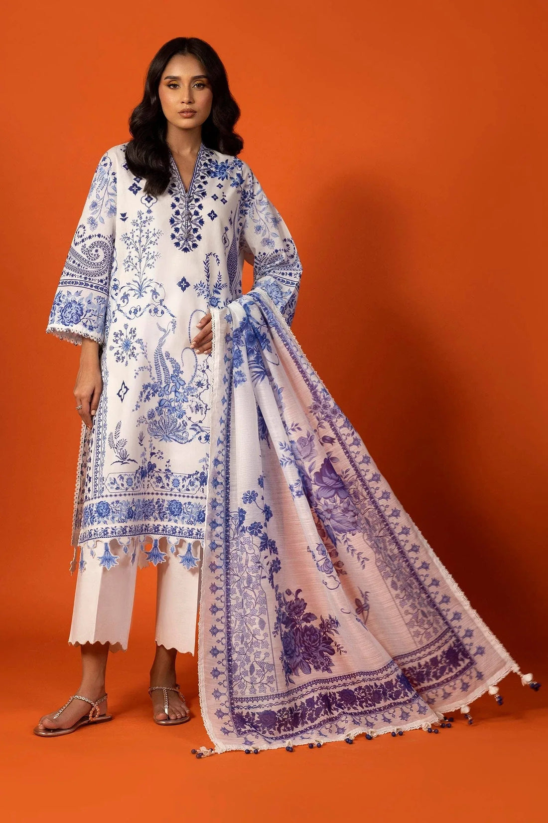 Sana Safinaz | Mahay Spring 25 | A-15 - Aqsa Fabrics