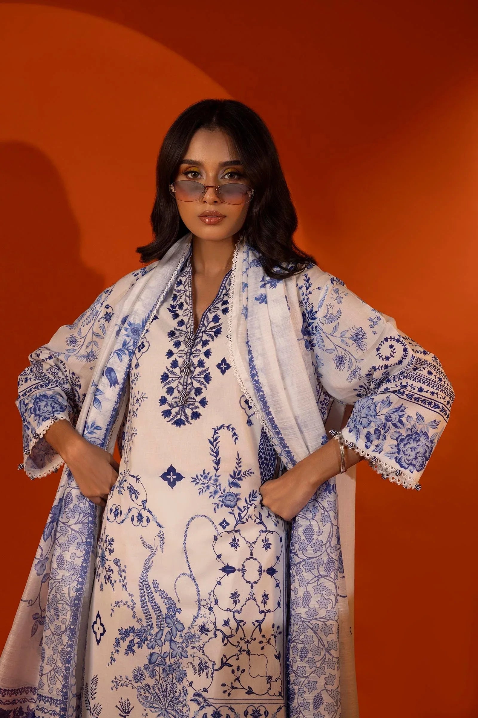 Sana Safinaz | Mahay Spring 25 | A-15 - Aqsa Fabrics