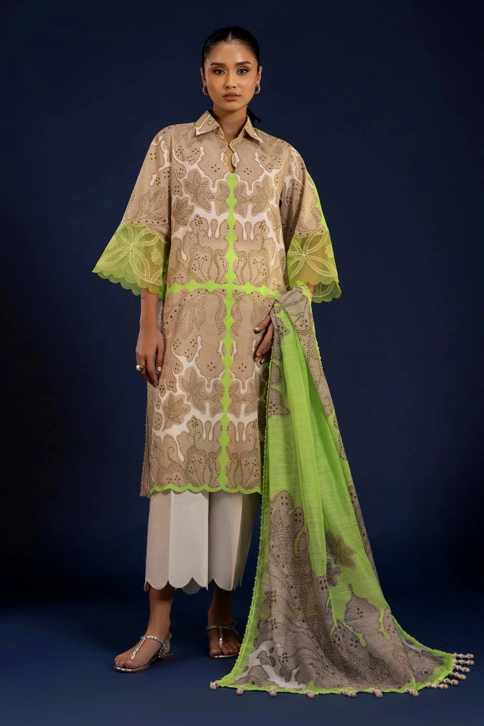 Sana Safinaz | Mahay Spring 25 | A-13 - Aqsa Fabrics
