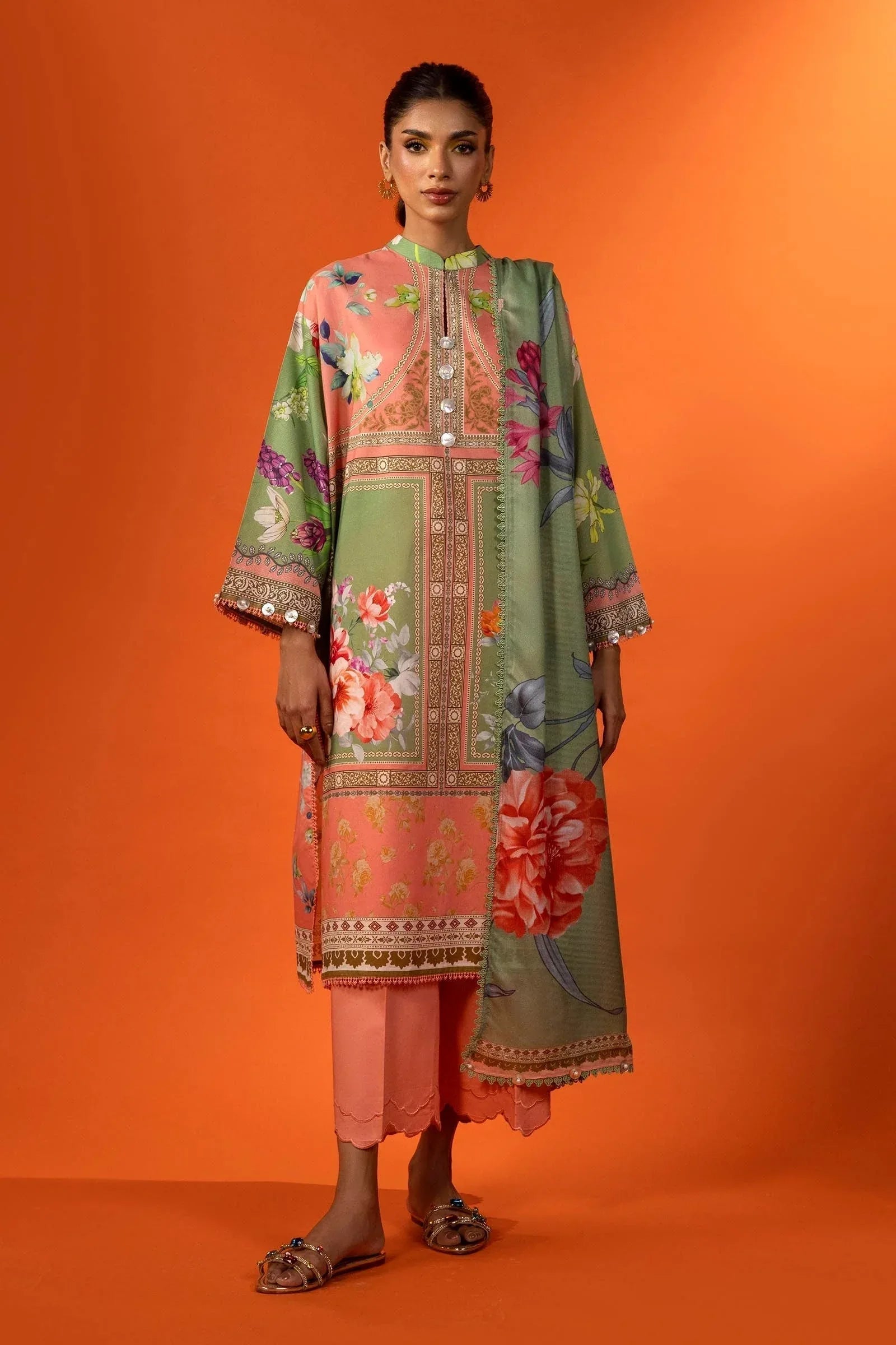 Sana Safinaz | Mahay Spring 25 | A-11 - Aqsa Fabrics