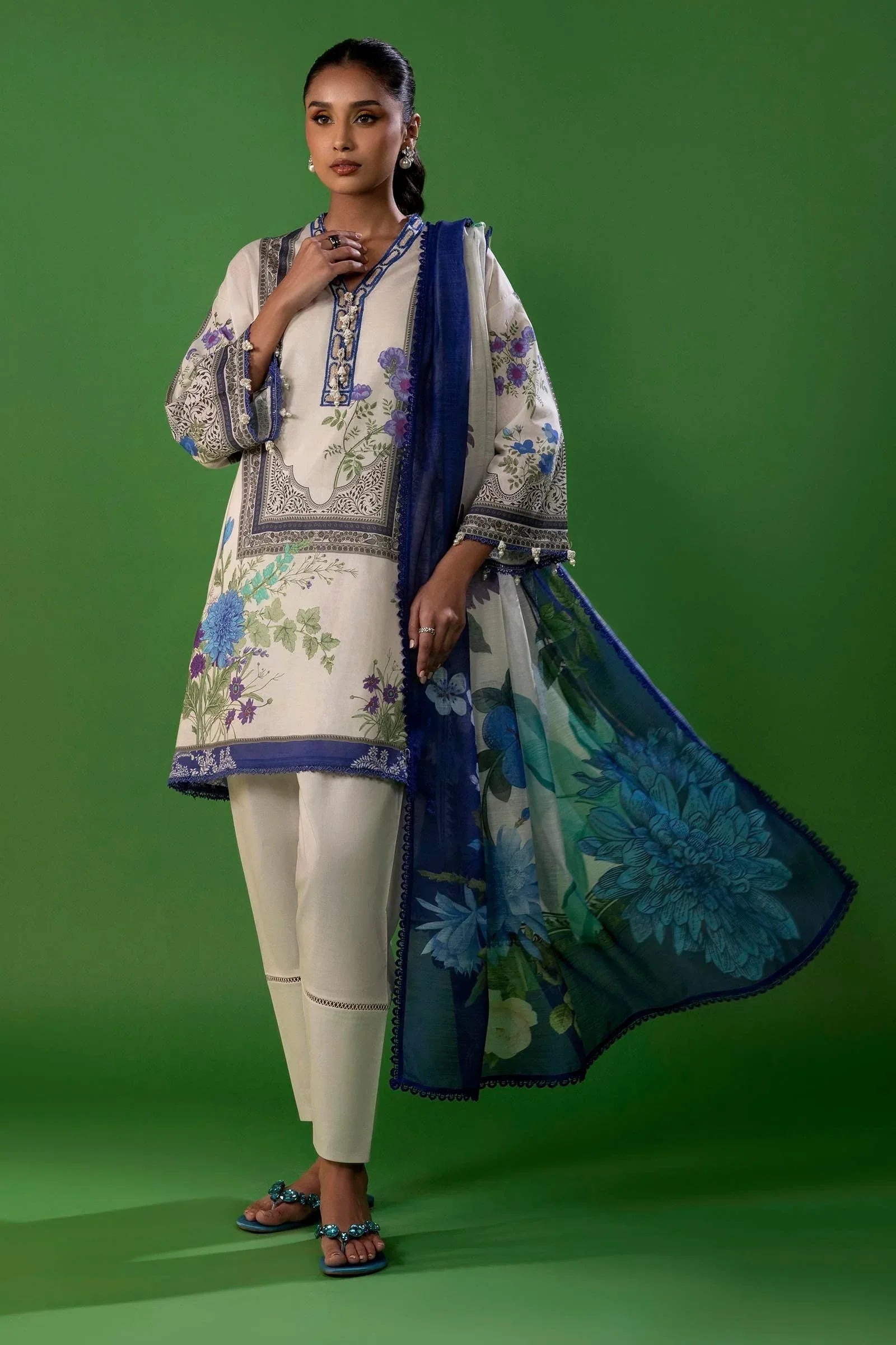 Sana Safinaz | Mahay Spring 25 | A-10 - Aqsa Fabrics