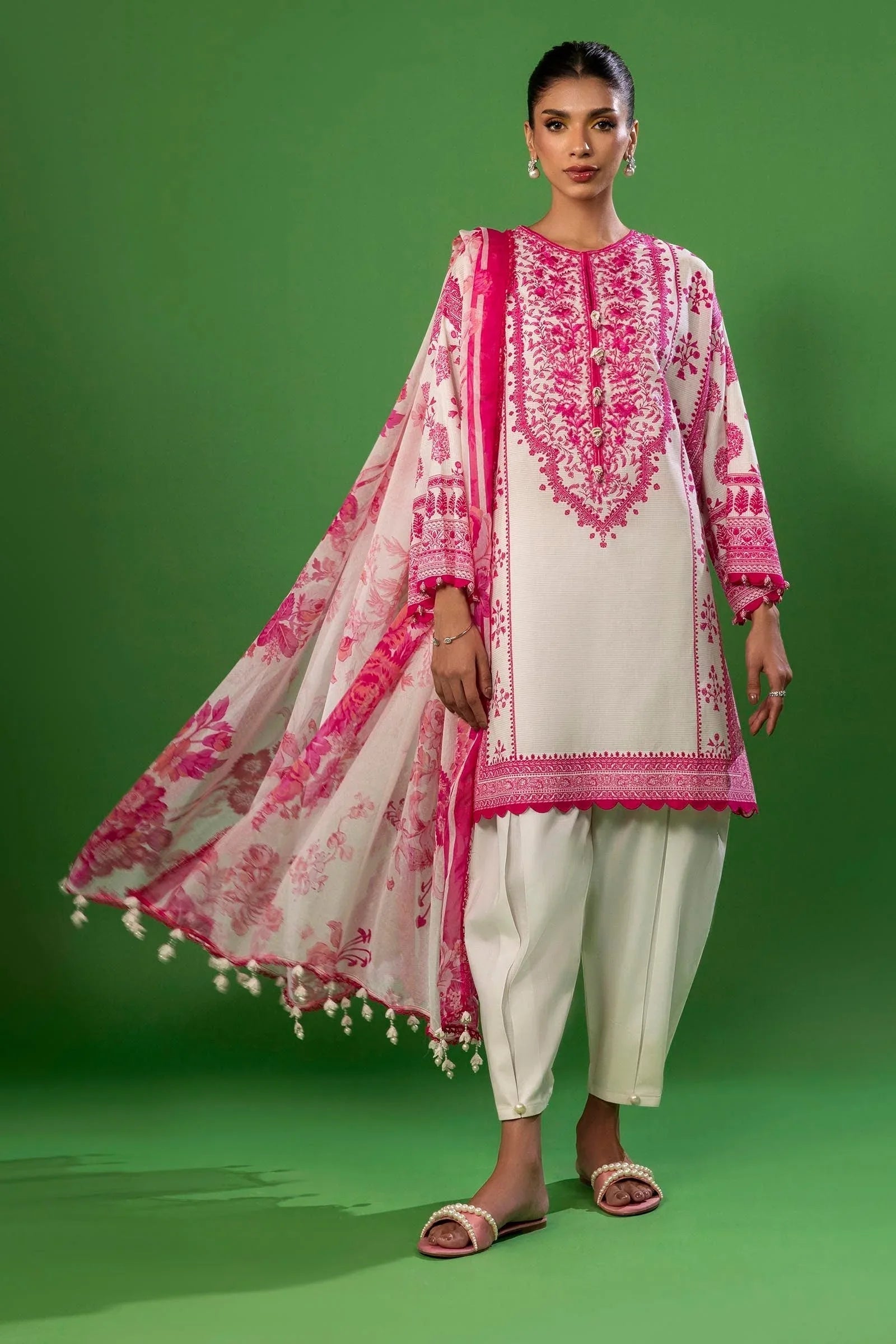 Sana Safinaz | Mahay Spring 25 | A-08 - Aqsa Fabrics