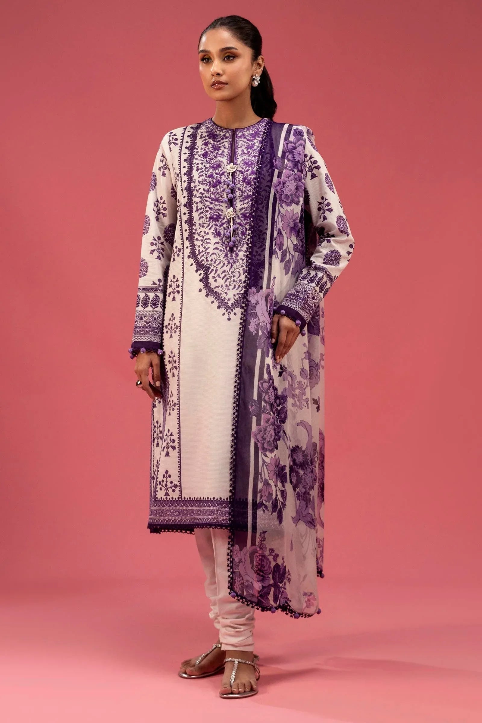 Sana Safinaz | Mahay Spring 25 | A-07 - Aqsa Fabrics