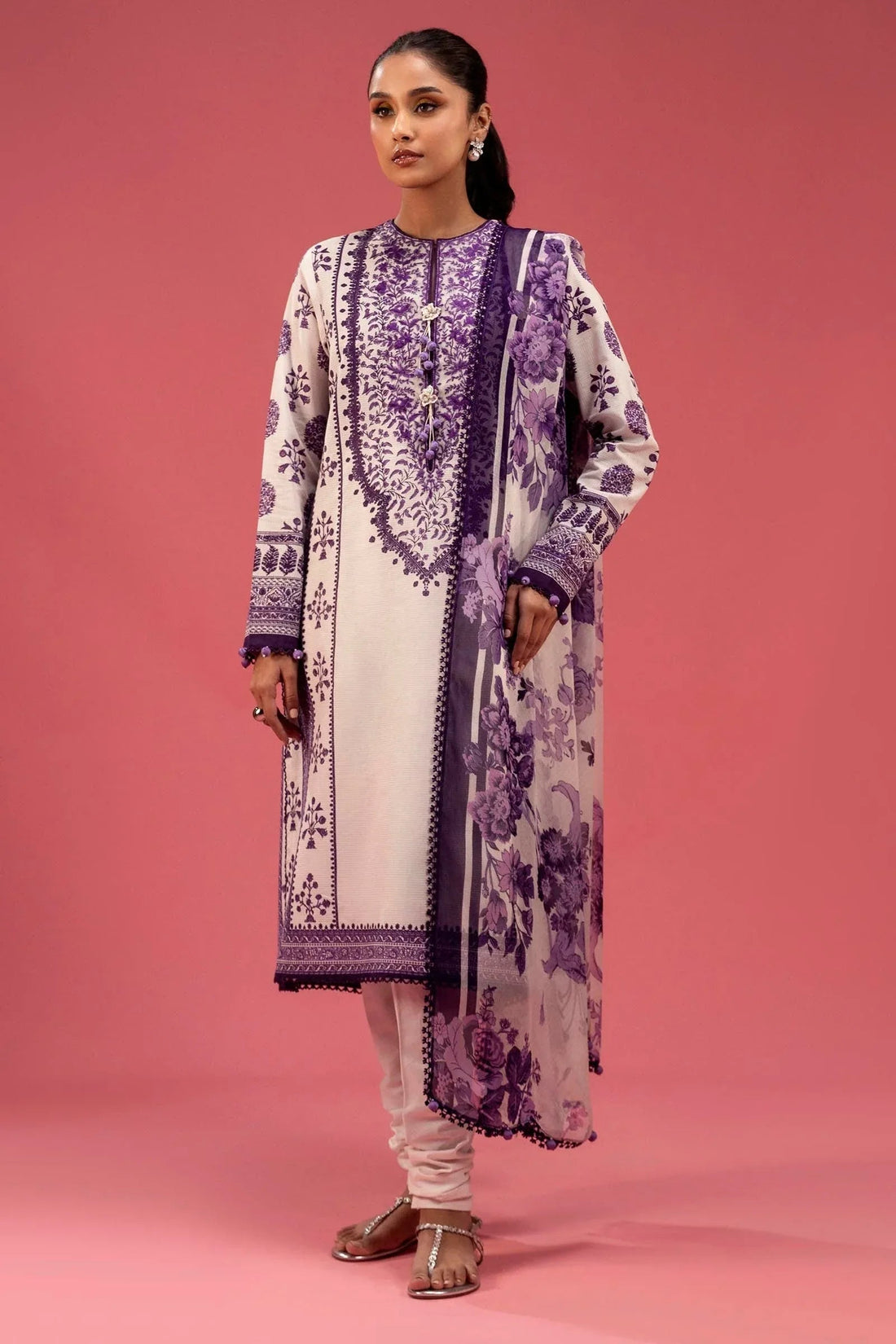 Sana Safinaz | Mahay Spring 25 | A-07 - Aqsa Fabrics