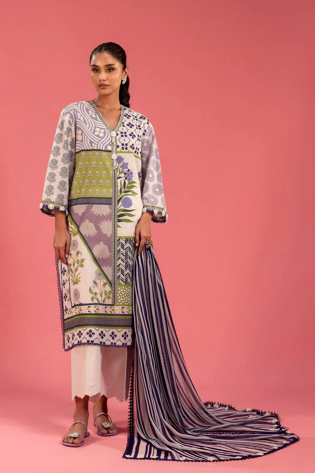 Sana Safinaz | Mahay Spring 25 | A-06 - Aqsa Fabrics