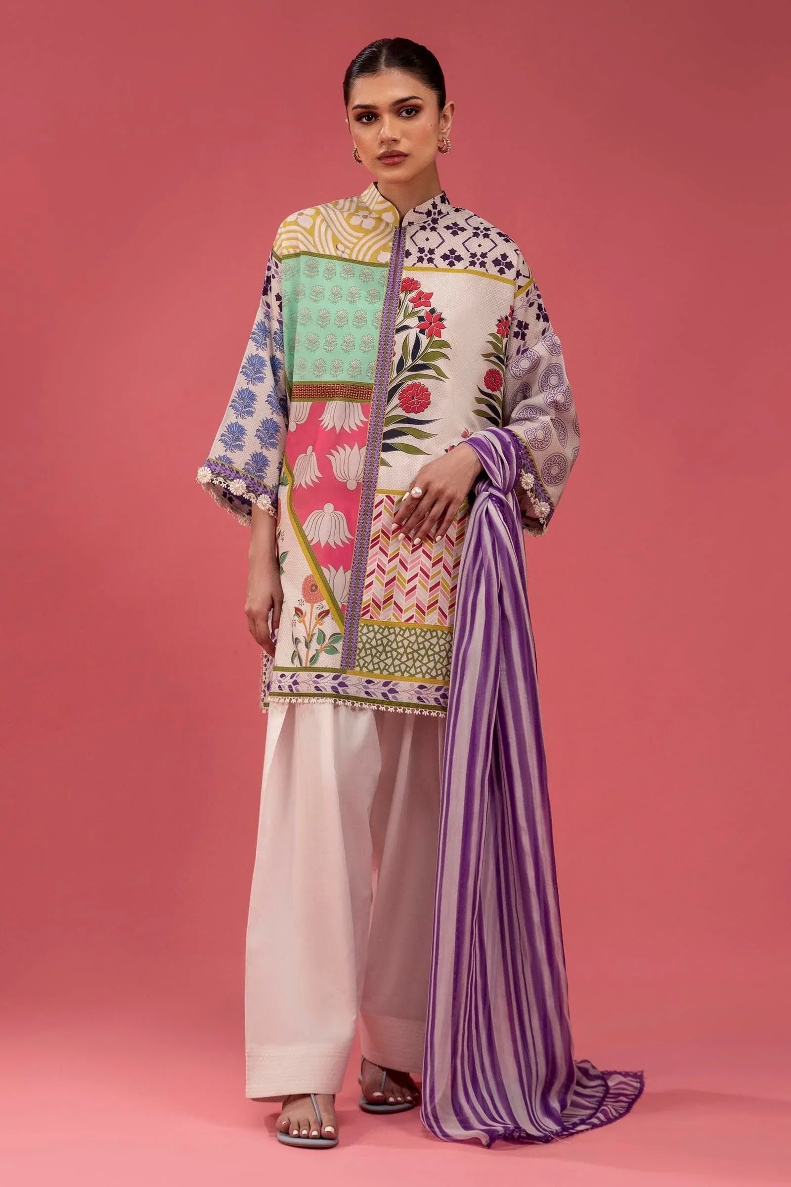 Sana Safinaz | Mahay Spring 25 | A-05 - Aqsa Fabrics