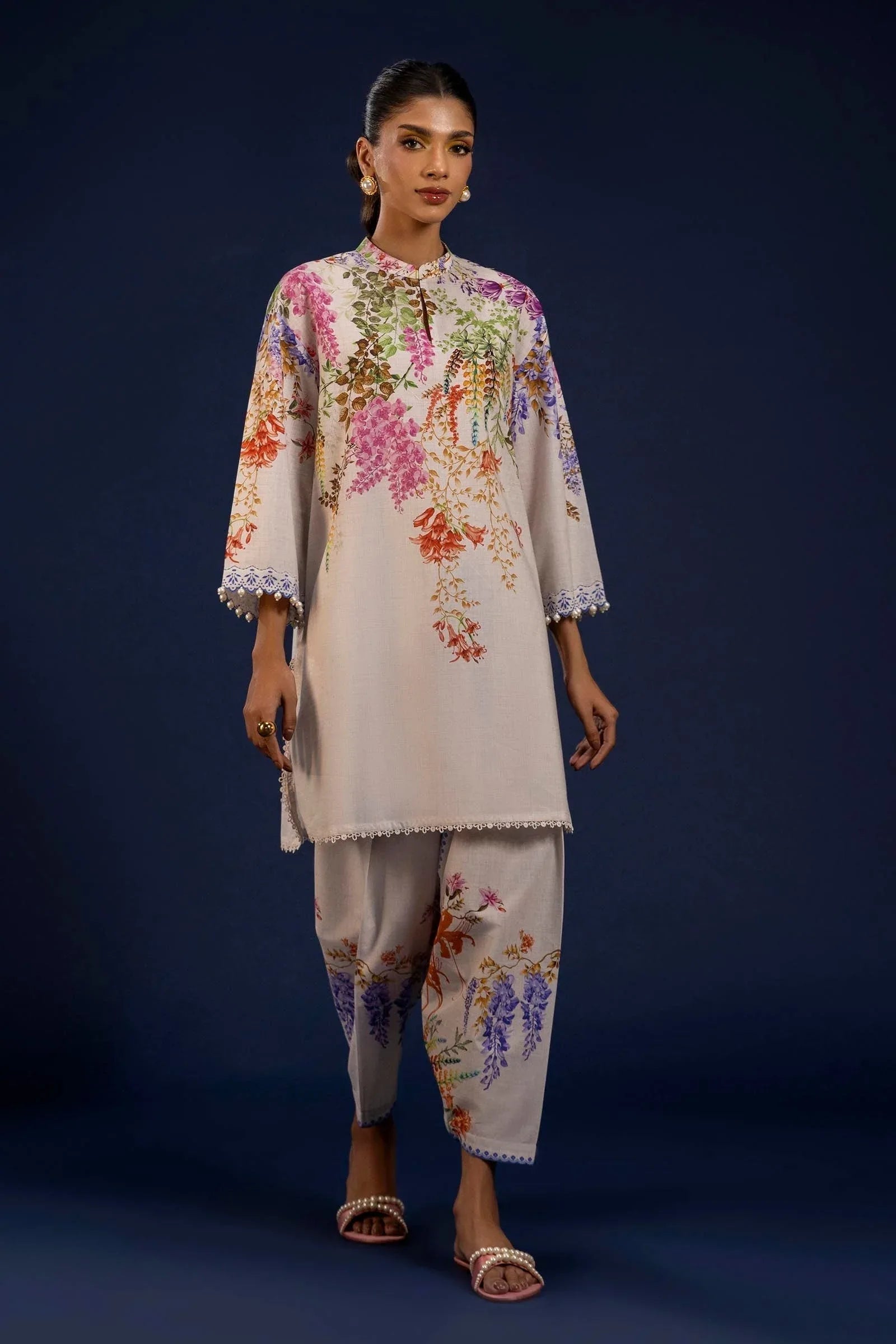 Sana Safinaz | Mahay Spring 25 | A-04 - Aqsa Fabrics