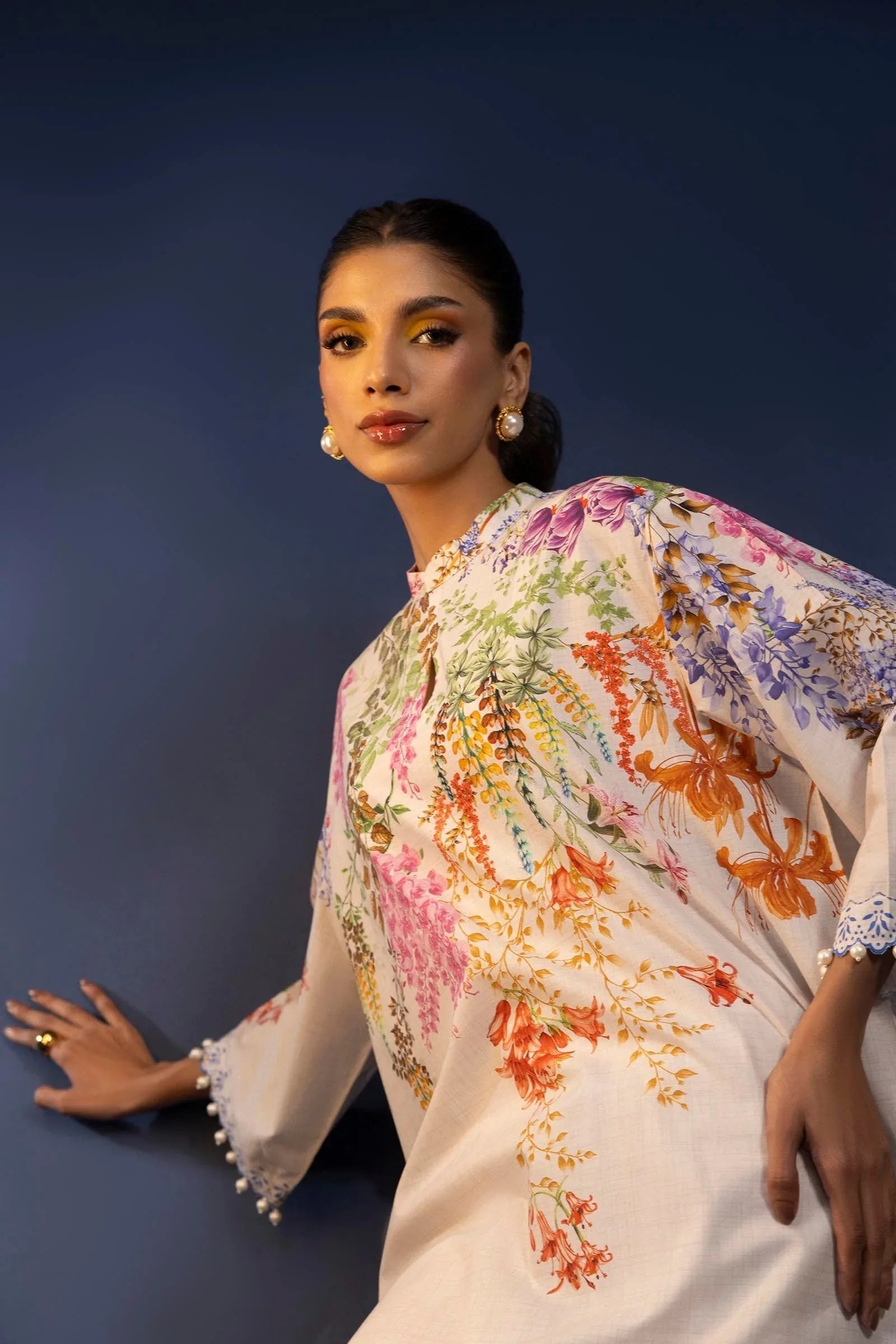 Sana Safinaz | Mahay Spring 25 | A-04 - Aqsa Fabrics