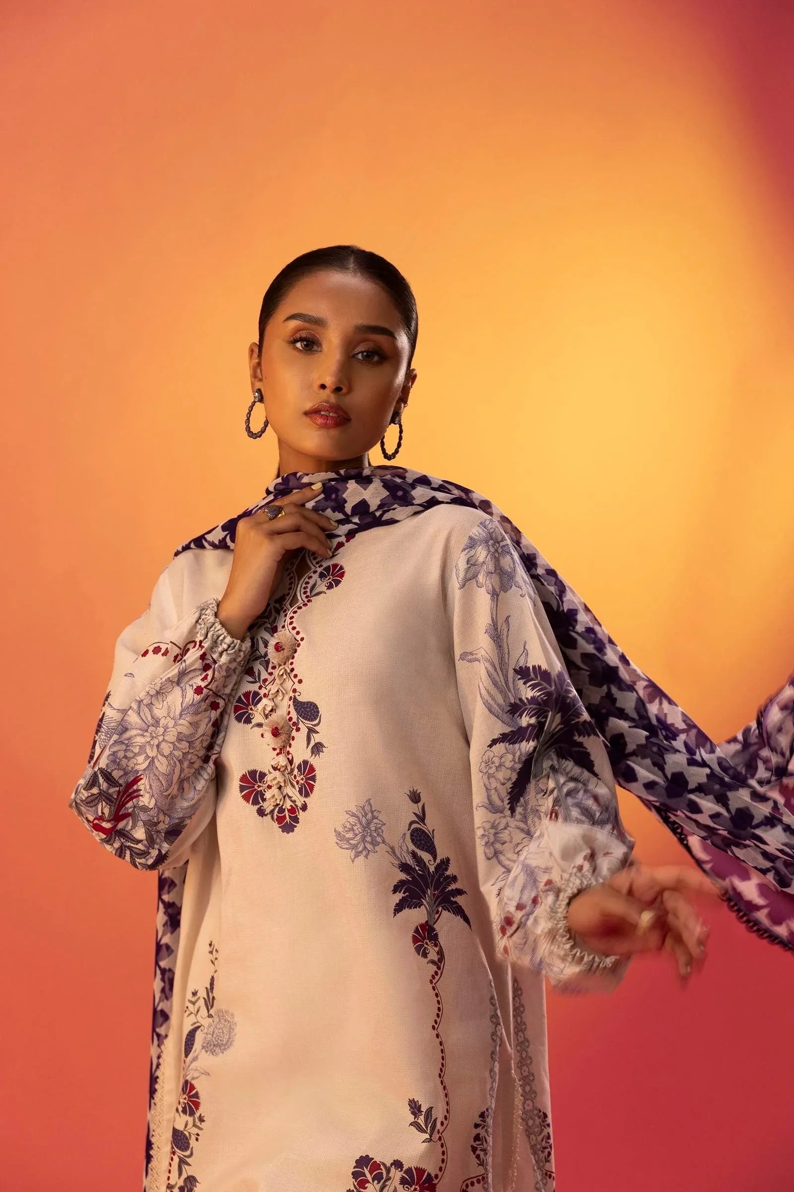 Sana Safinaz | Mahay Summer 25 | 001A - Aqsa Fabrics