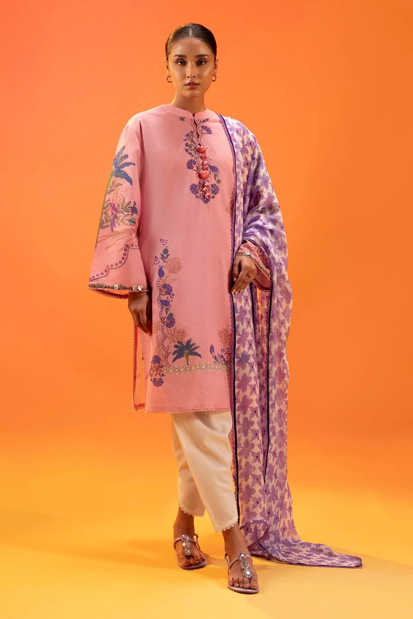 Sana Safinaz | Mahay Summer 25 | 001B - Aqsa Fabrics
