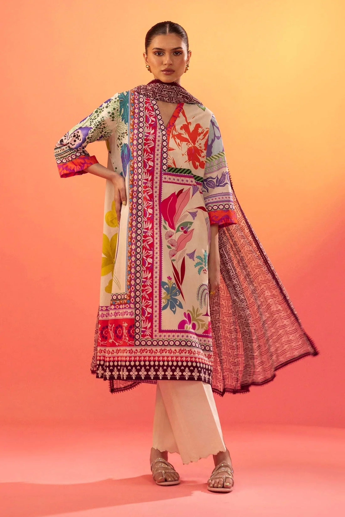 Sana Safinaz | Mahay Summer 25 | 002B - Aqsa Fabrics