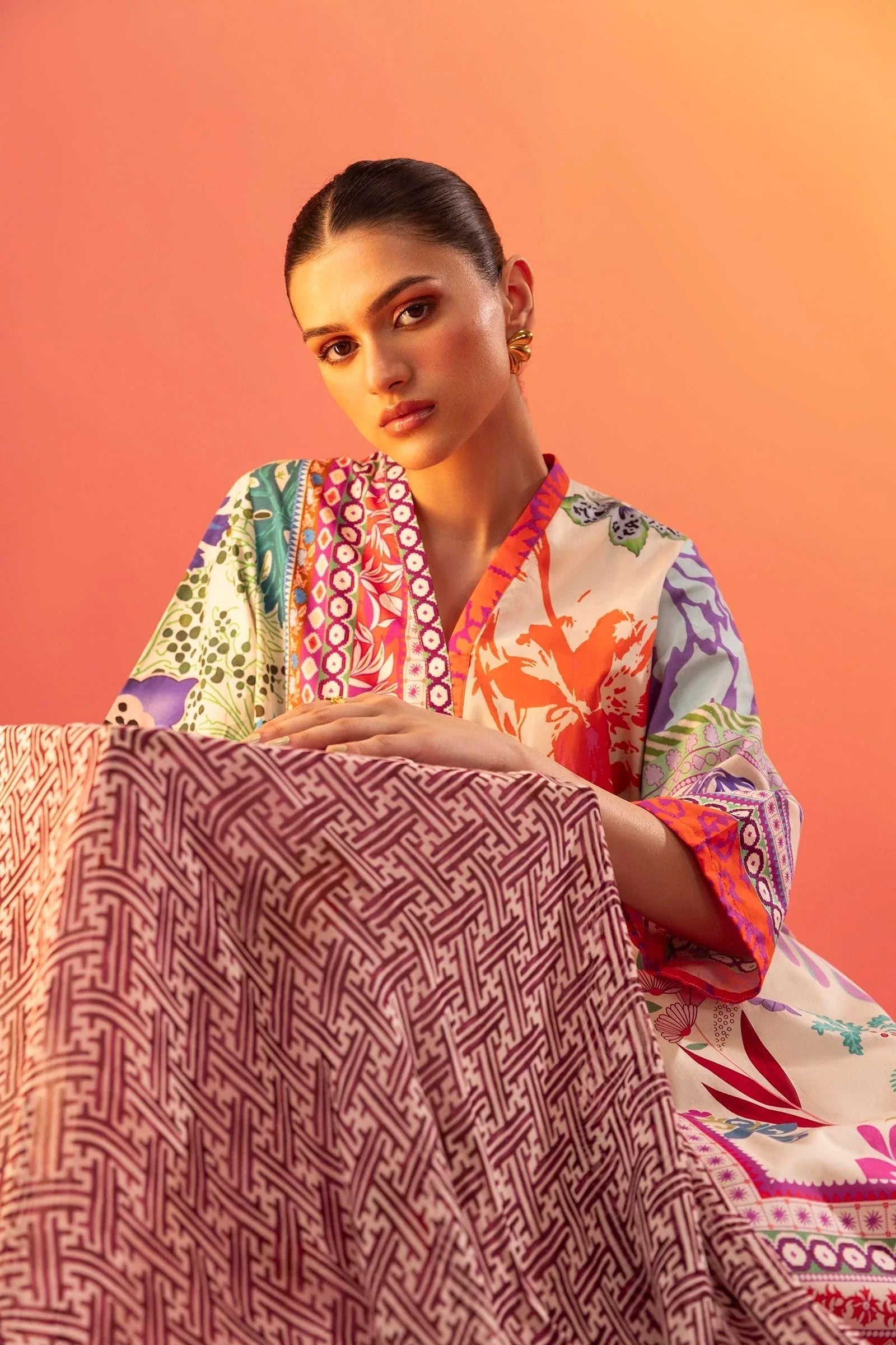 Sana Safinaz | Mahay Summer 25 | 002B - Aqsa Fabrics