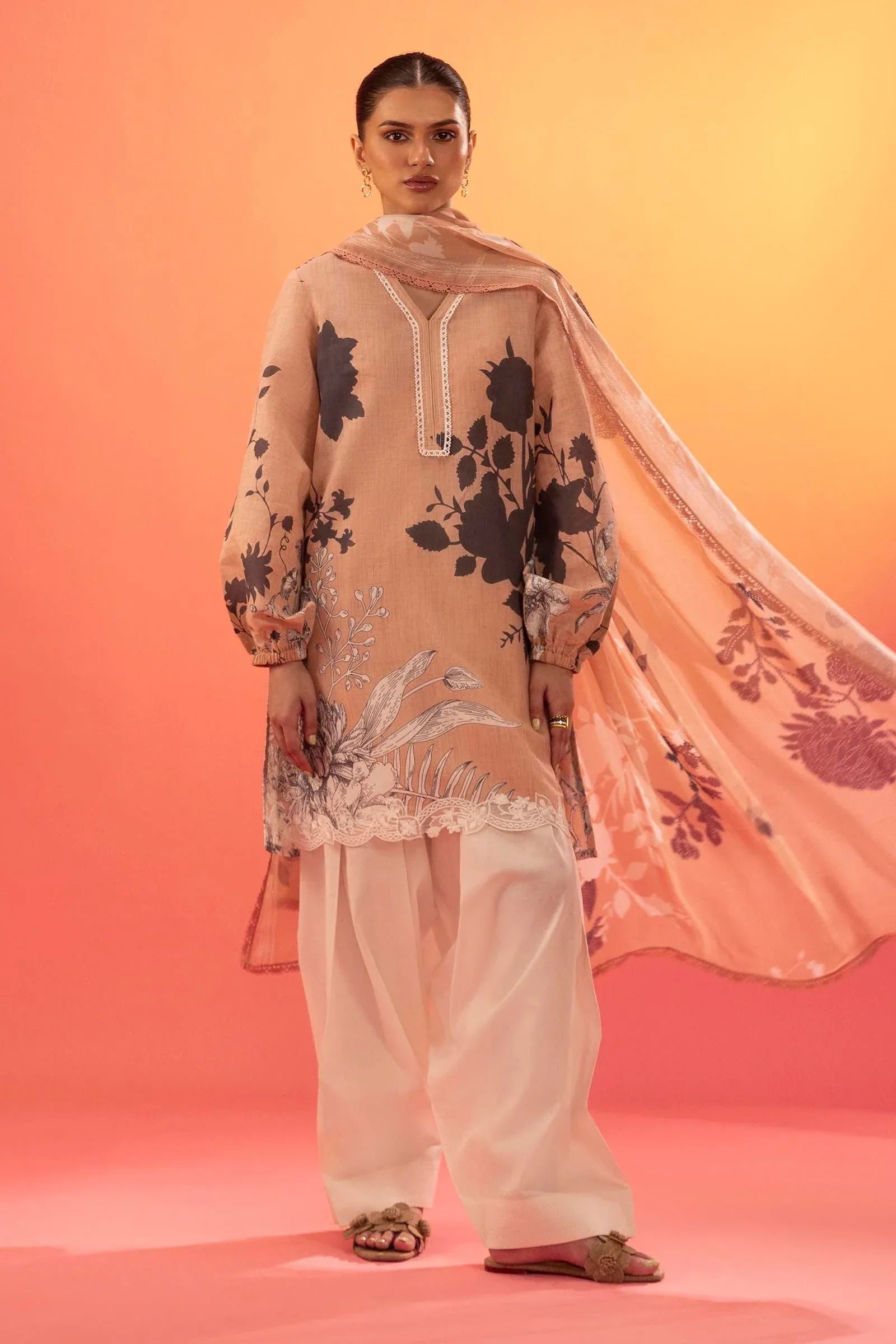 Sana Safinaz | Mahay Summer 25 | 004A - Aqsa Fabrics