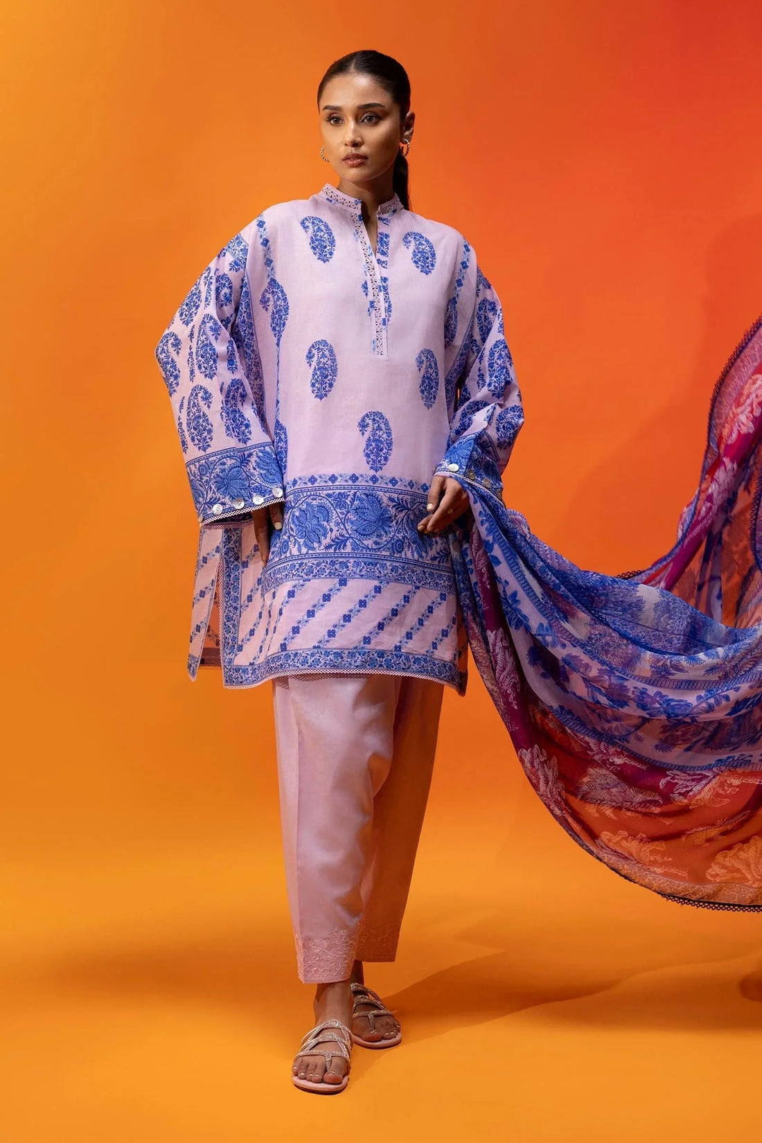 Sana Safinaz | Mahay Summer 25 | 005A - Aqsa Fabrics