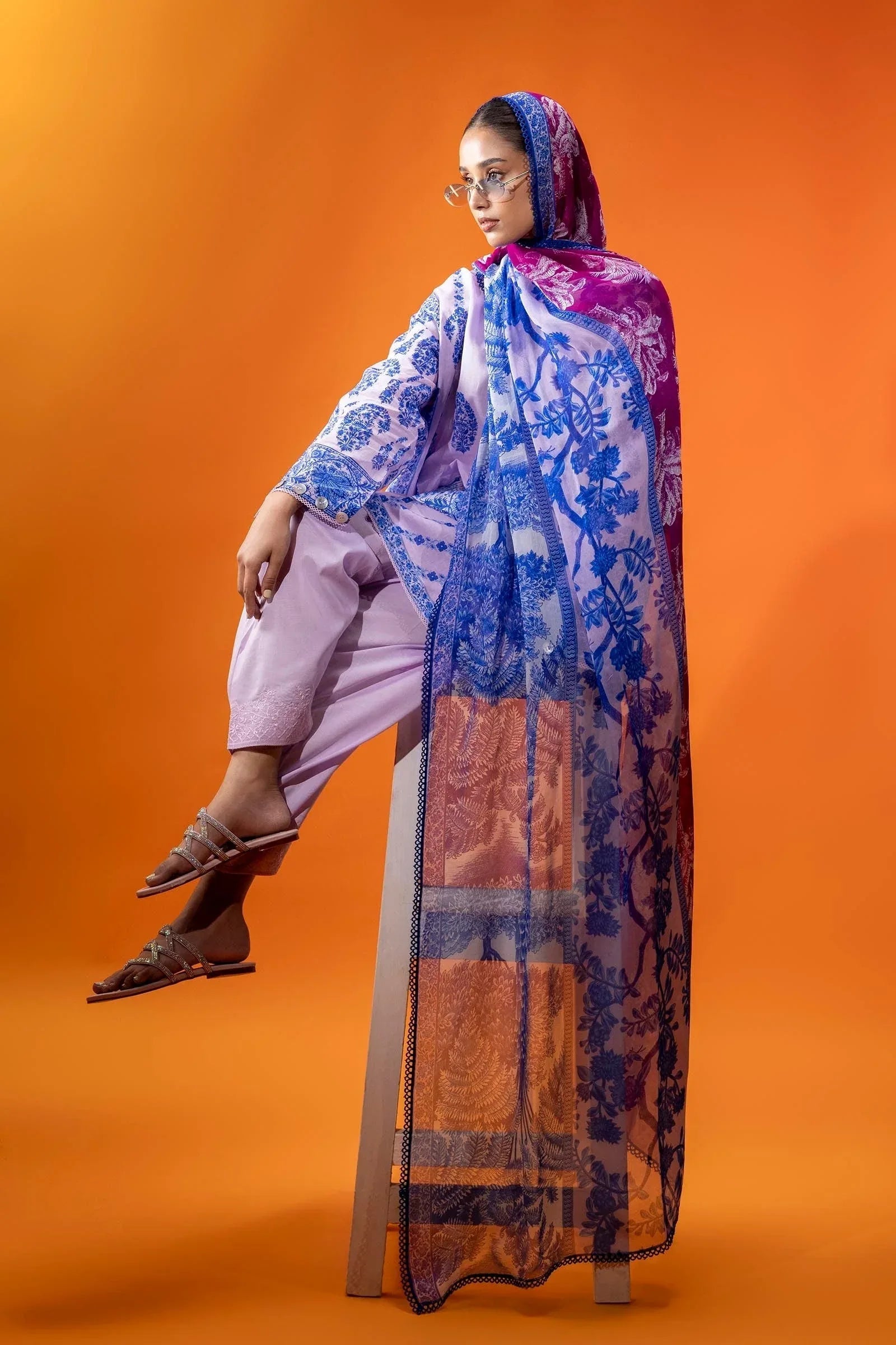 Sana Safinaz | Mahay Summer 25 | 005A - Aqsa Fabrics