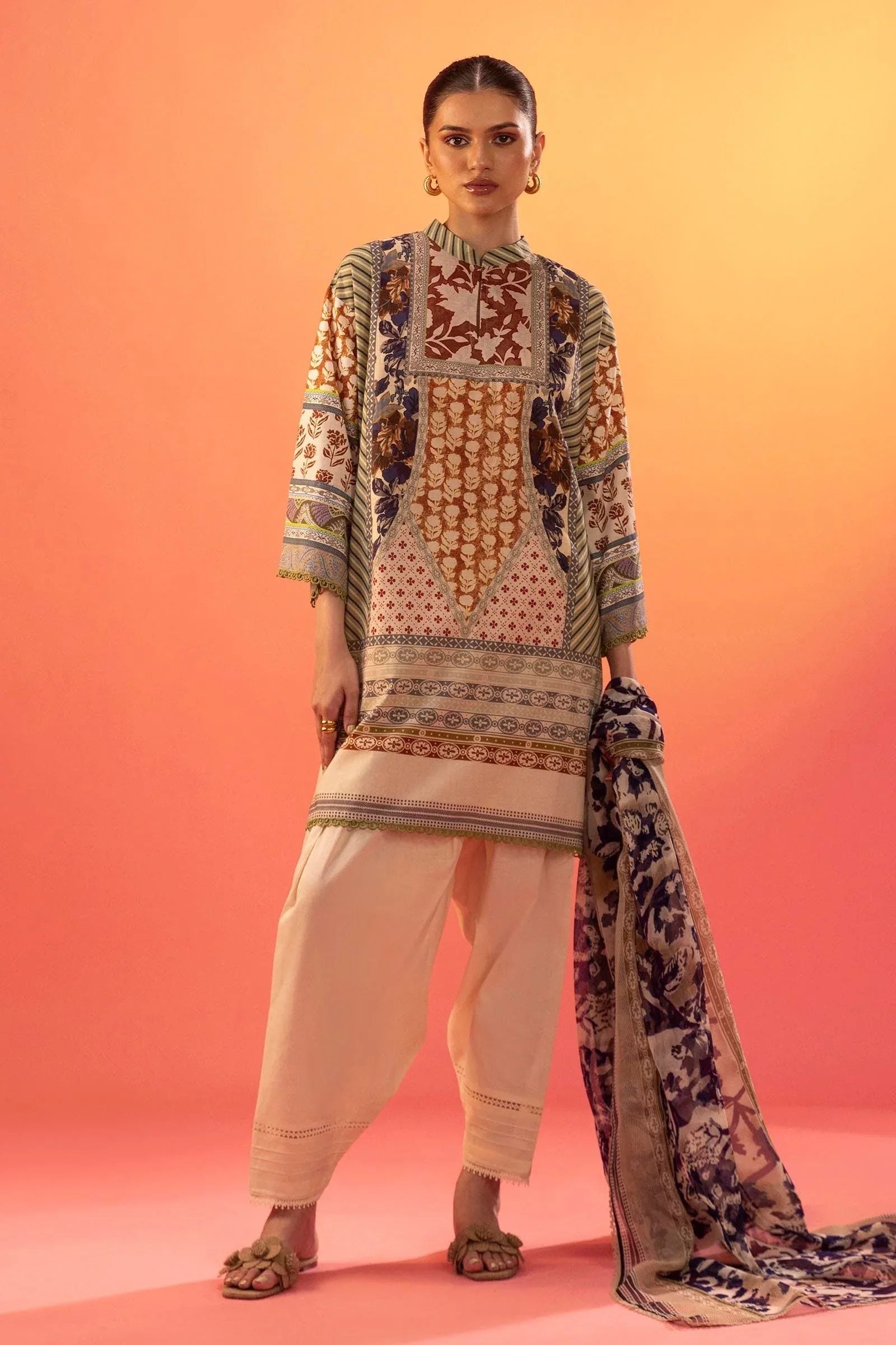 Sana Safinaz | Mahay Summer 25 | 006A - Aqsa Fabrics