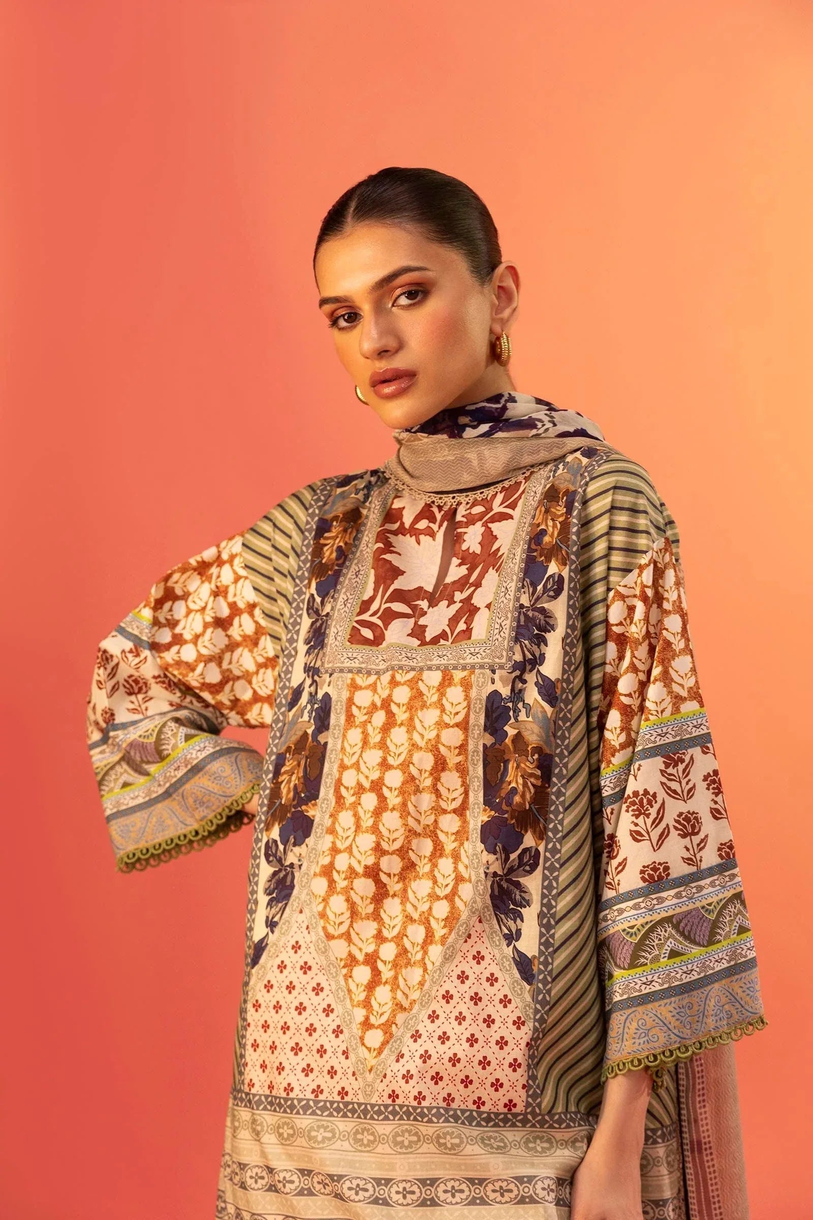Sana Safinaz | Mahay Summer 25 | 006A - Aqsa Fabrics