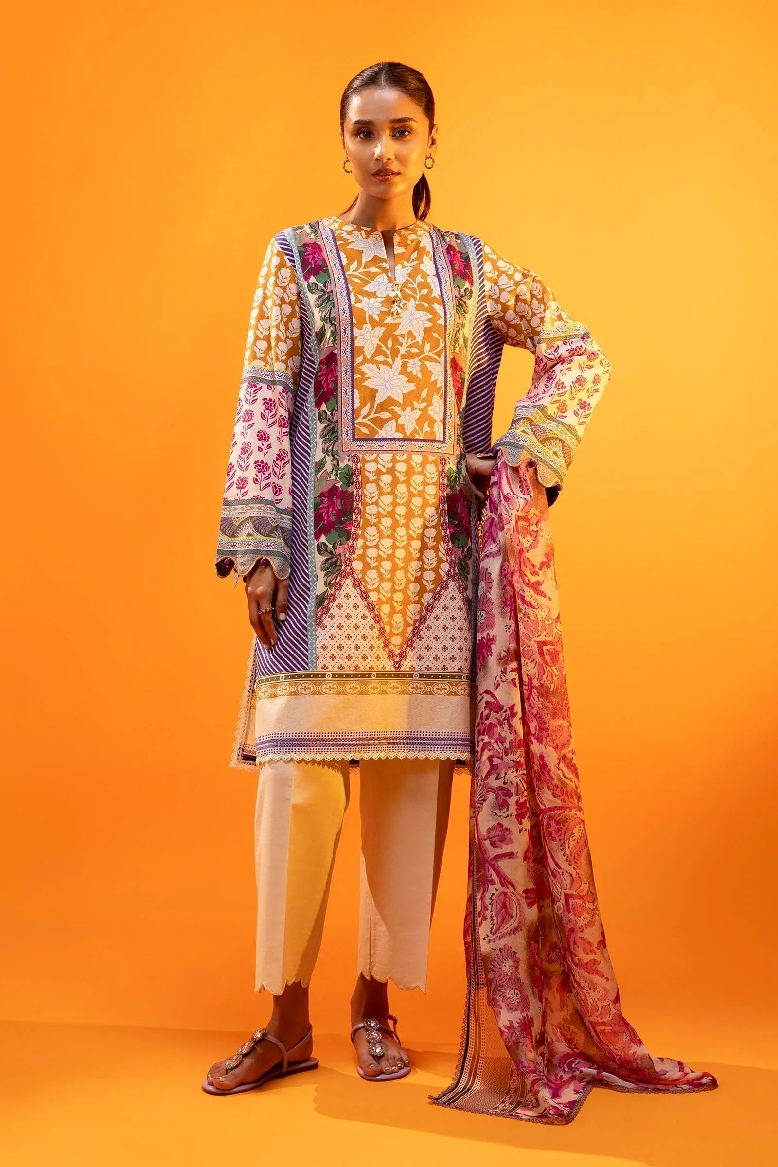 Sana Safinaz | Mahay Summer 25 | 006B - Aqsa Fabrics