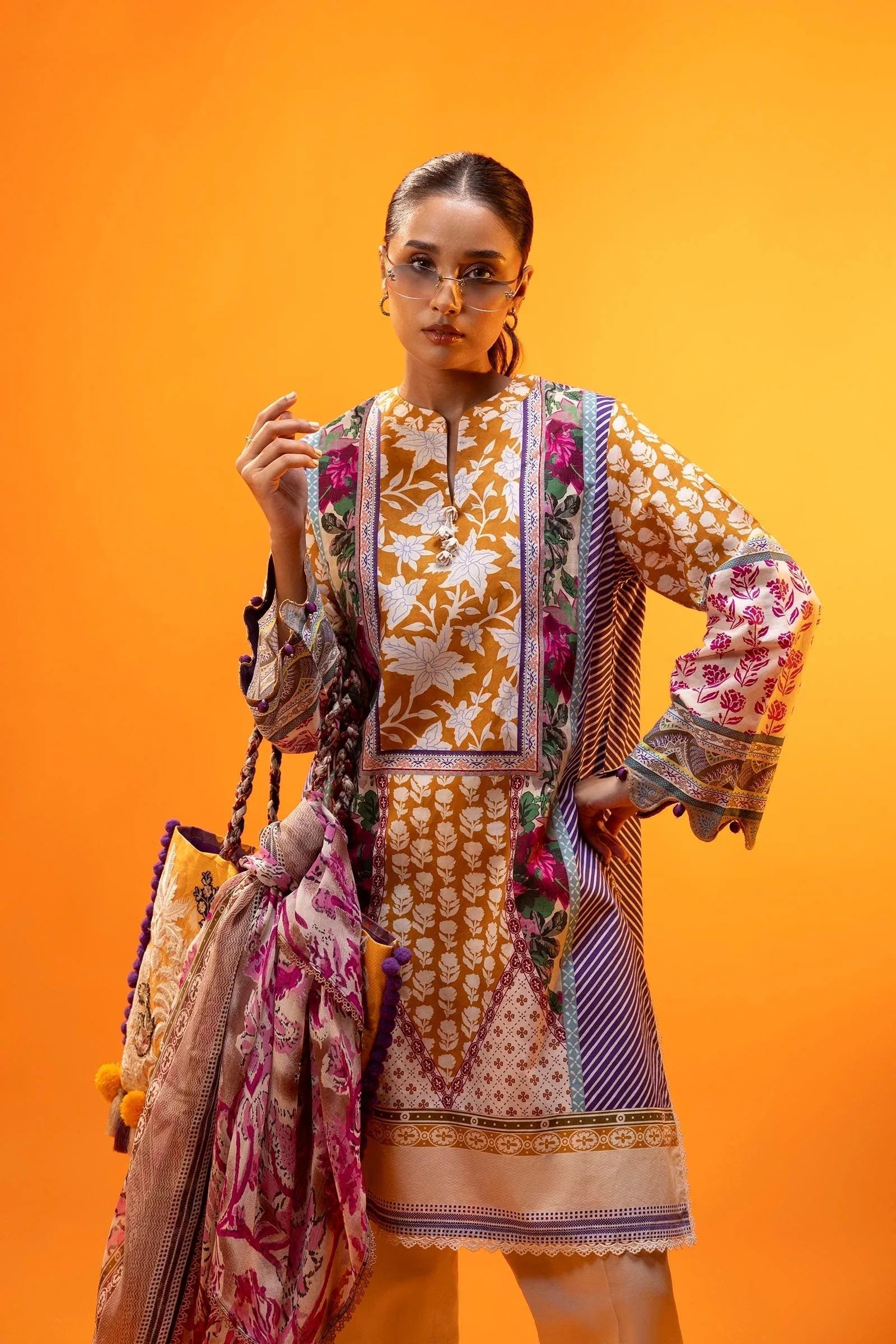 Sana Safinaz | Mahay Summer 25 | 006B - Aqsa Fabrics