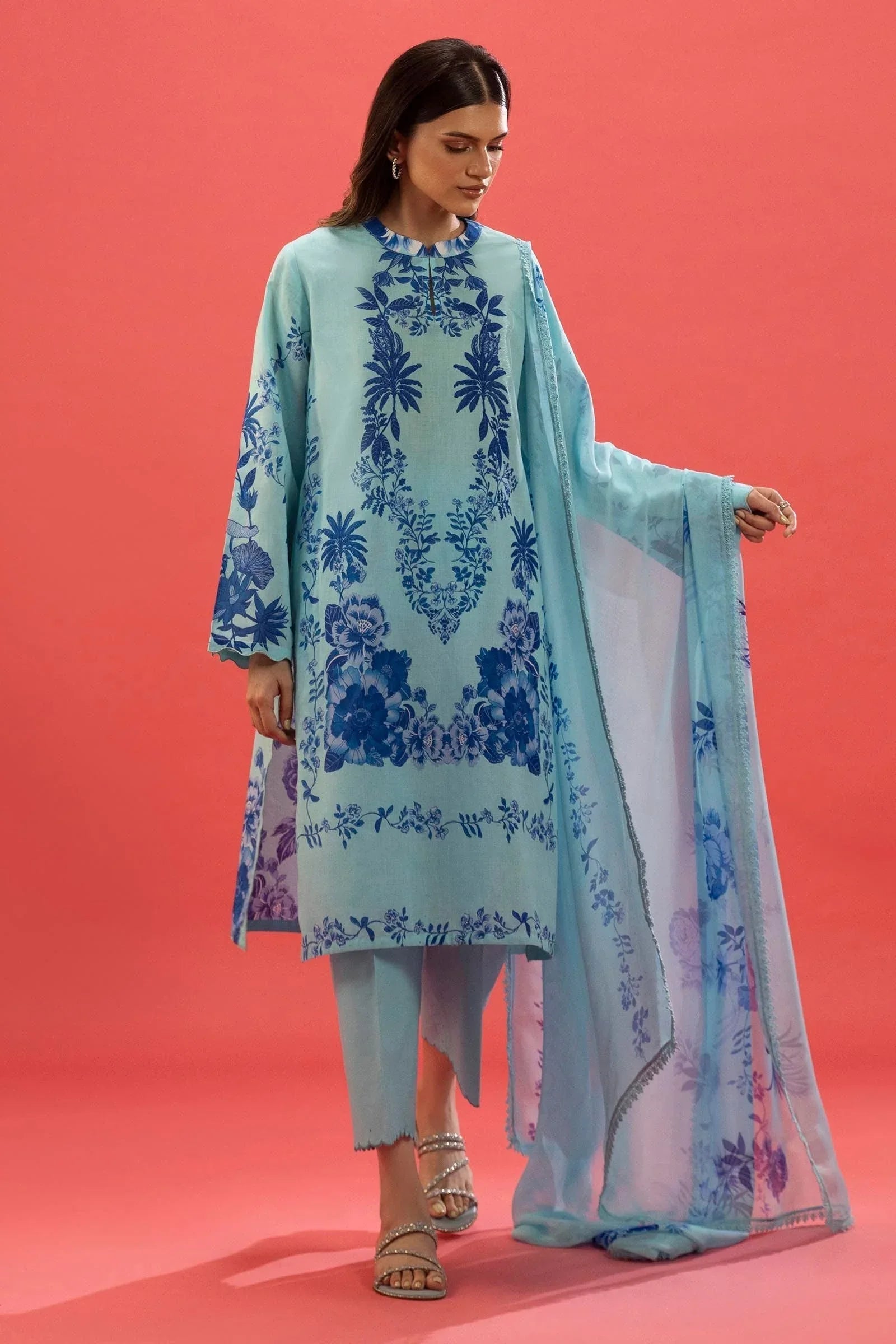Sana Safinaz | Mahay Summer 25 | 007A - Aqsa Fabrics