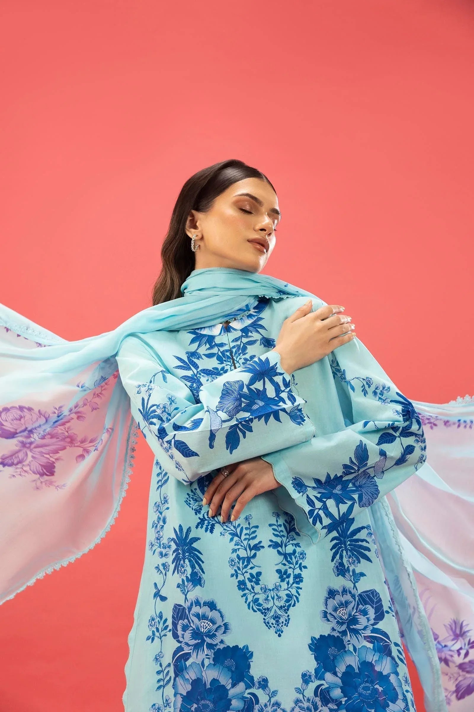 Sana Safinaz | Mahay Summer 25 | 007A - Aqsa Fabrics