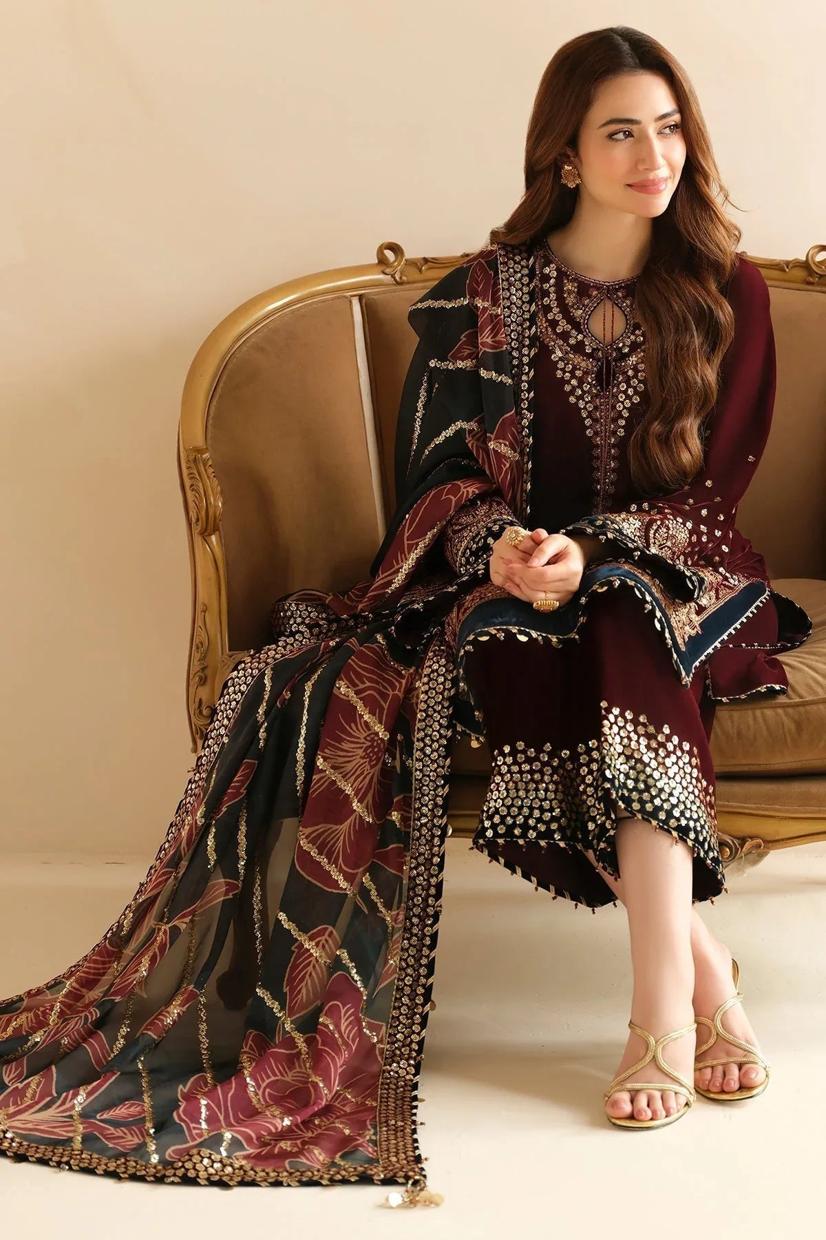 Jazmin | Velvet Edit 24 | Velvet Formal VF-2038 - Aqsa Fabrics