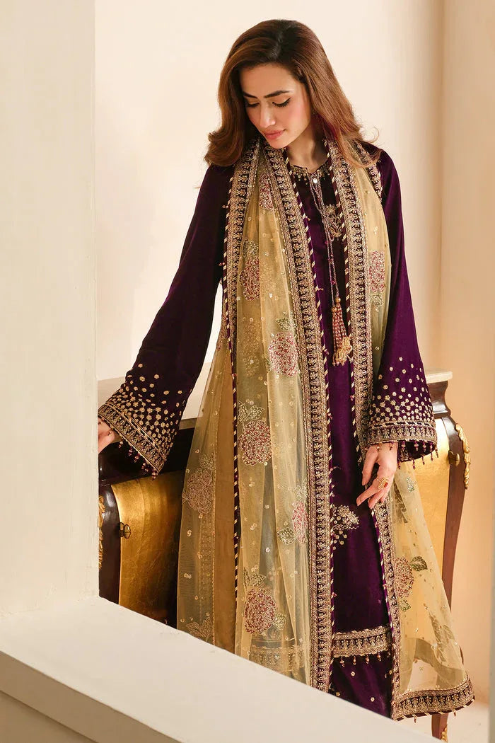 Jazmin | Velvet Edit 24 | VF-2032 - Aqsa Fabrics