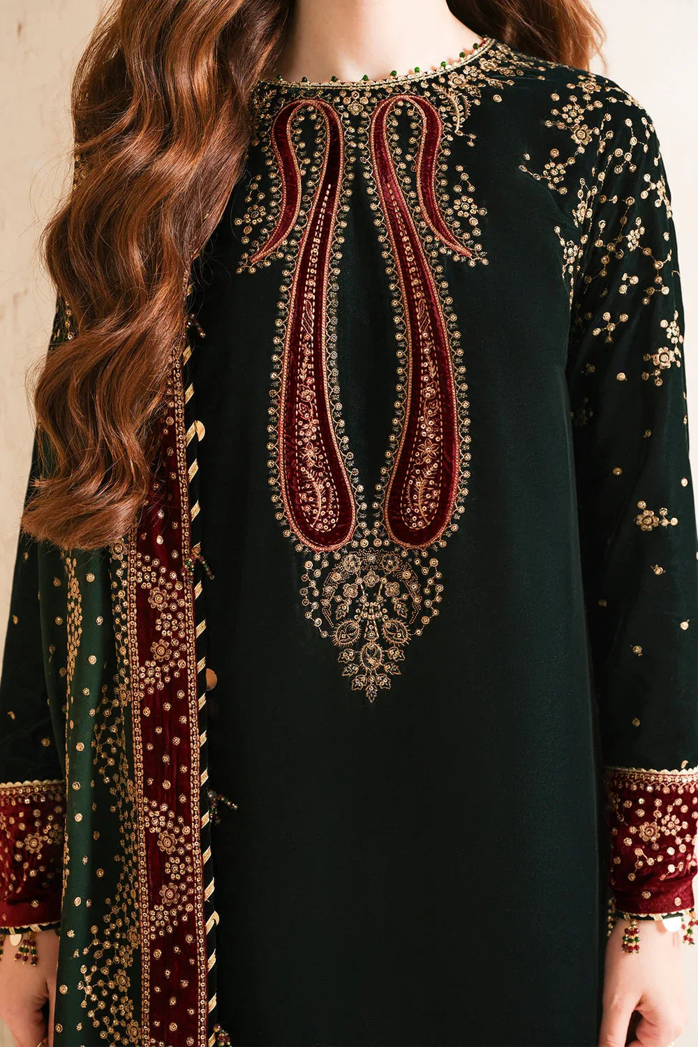 Jazmin | Velvet Edit 24 |  Velvet Formal VF-2034 - Aqsa Fabrics