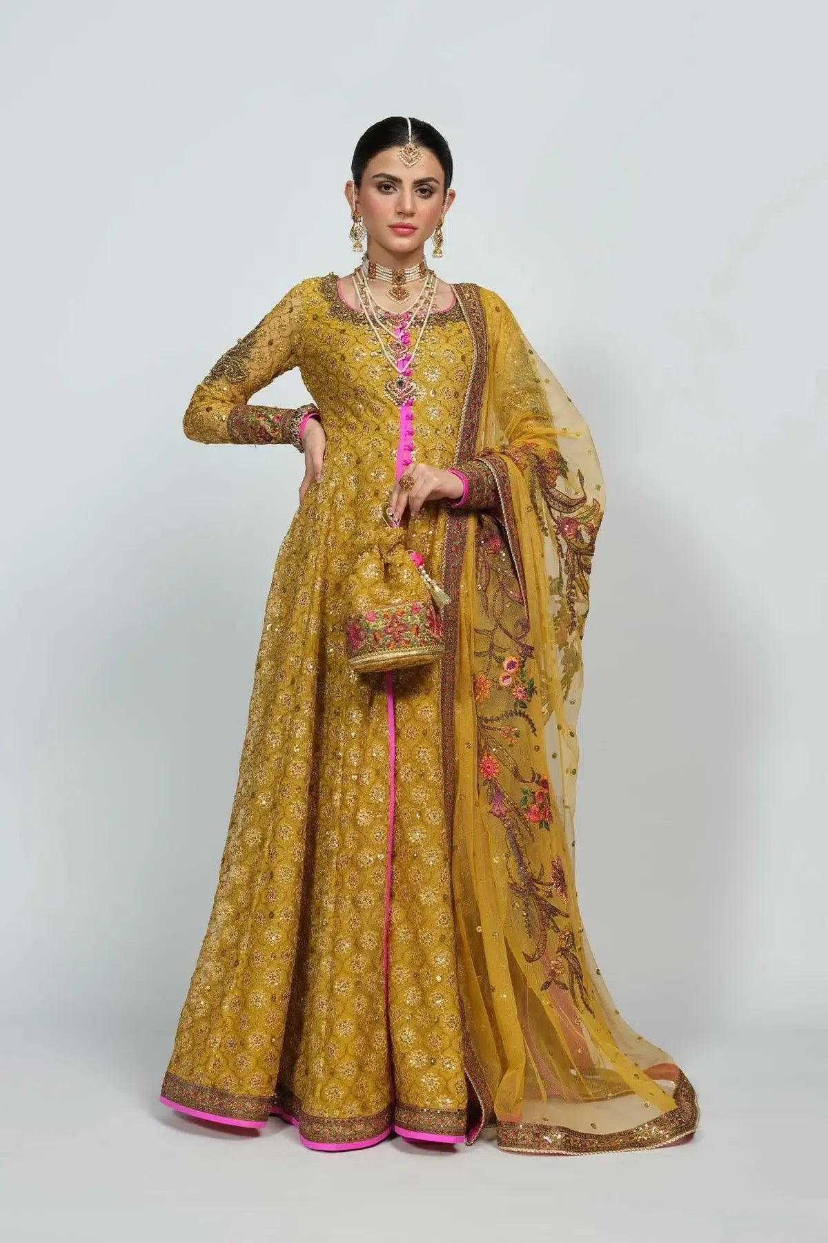 Fahad Hussayn | National Sport Casbah | Haldi - Aqsa Fabrics