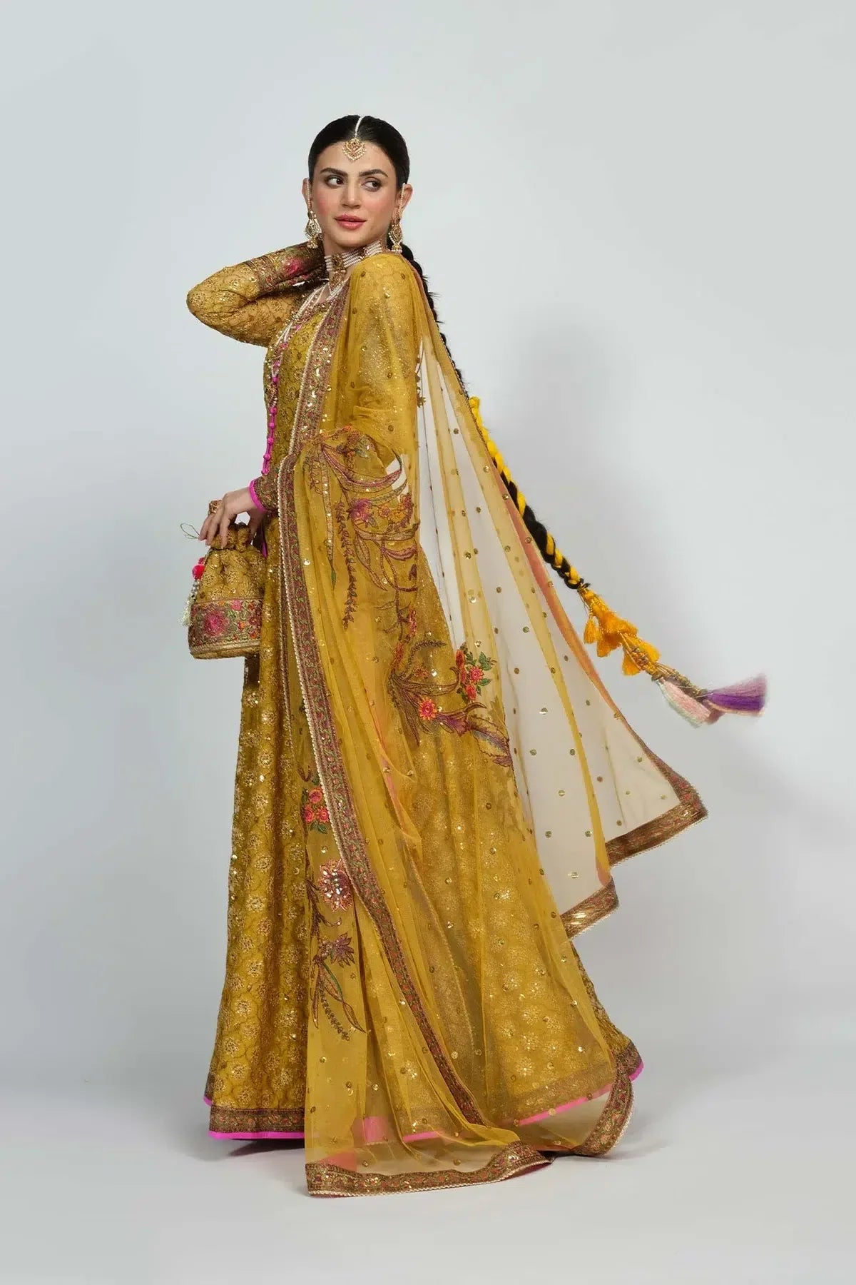 Fahad Hussayn | National Sport Casbah | Haldi - Aqsa Fabrics