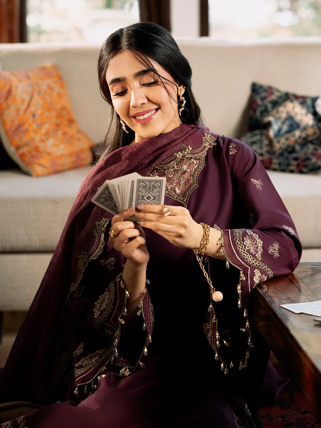 Izel | Mahveen Festive Lawn 25 | HANA - Aqsa Fabrics