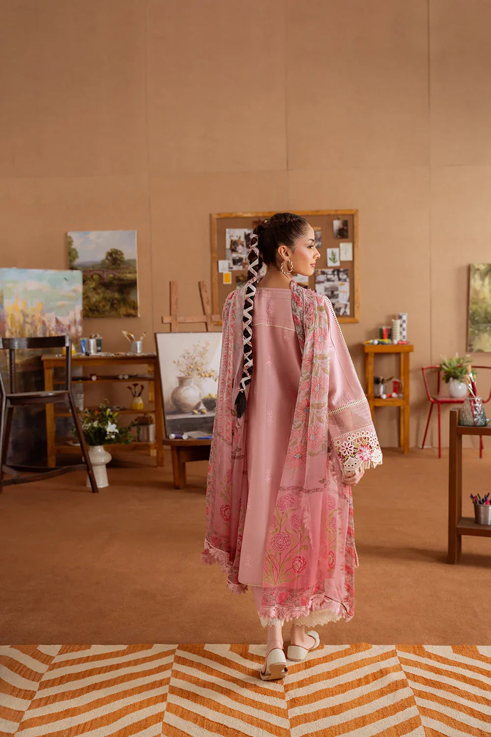 Saira Rizwan | Laanem Summer Lawn 25 | LEYLA-B-SRL25-04 - Aqsa Fabrics