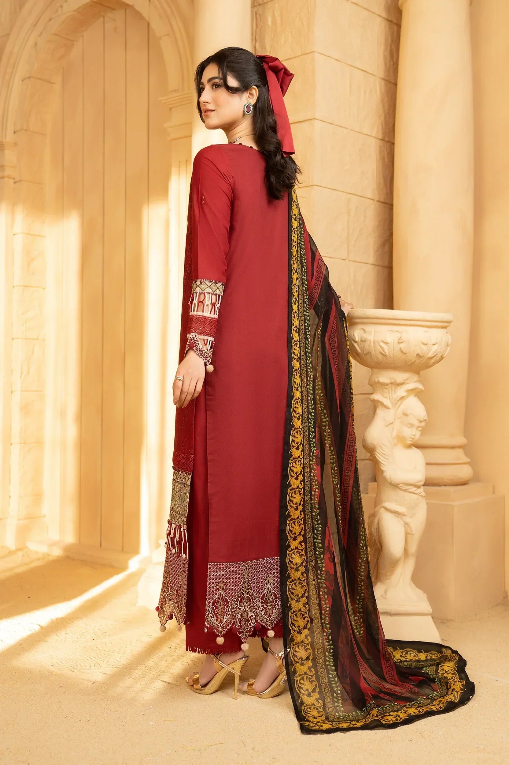 Hemstitch | Summer Luxury Lawn 24 | - Aqsa Fabrics