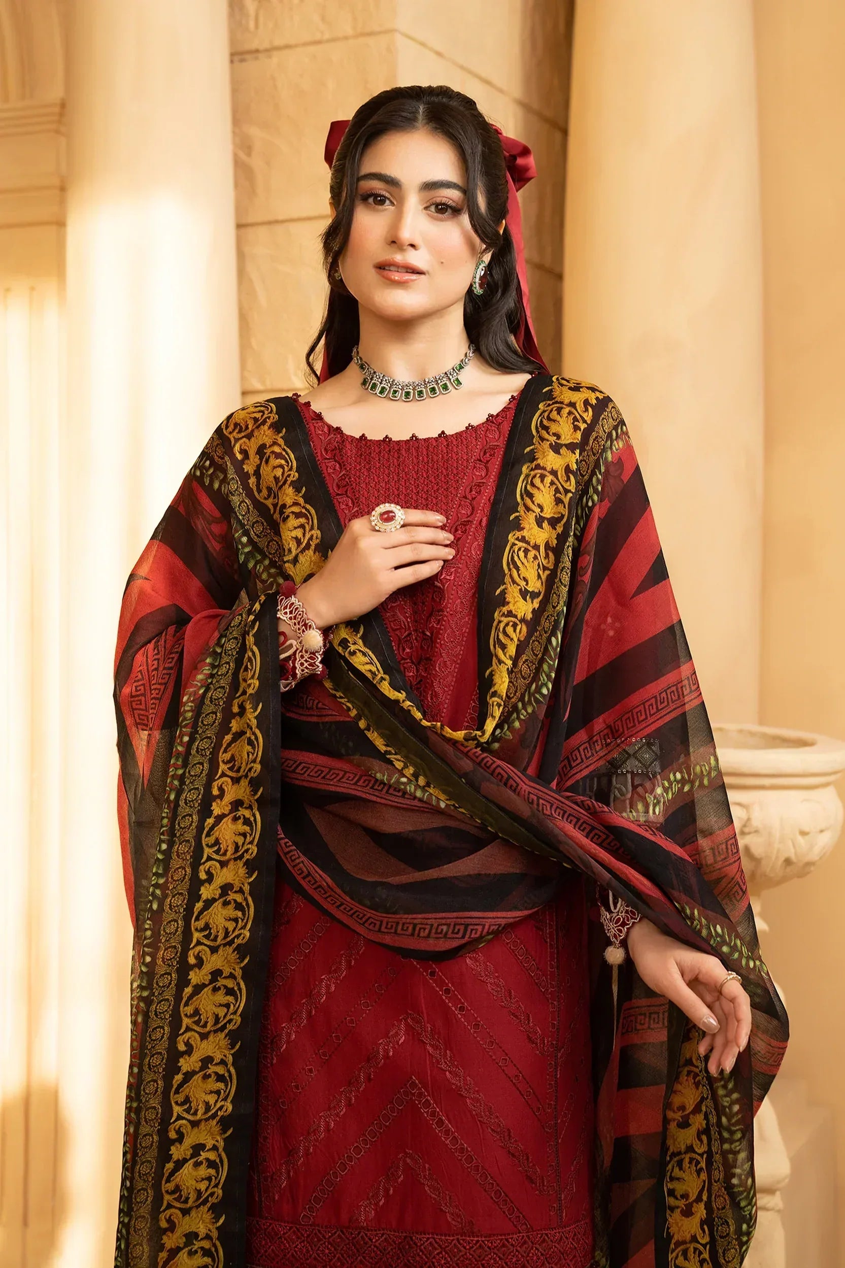 Hemstitch | Summer Luxury Lawn 24 | - Aqsa Fabrics