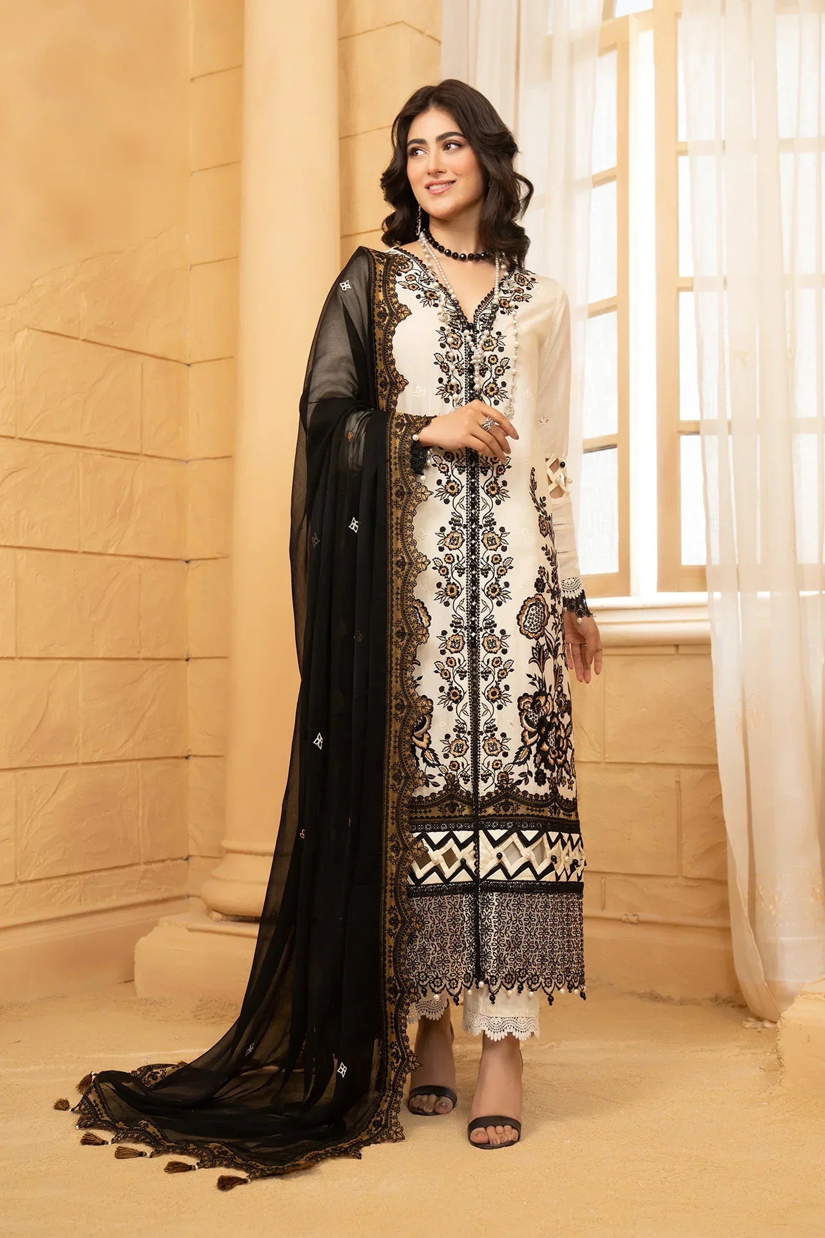 Hemstitch | Summer Luxury Lawn 24 | Prestige - Aqsa Fabrics