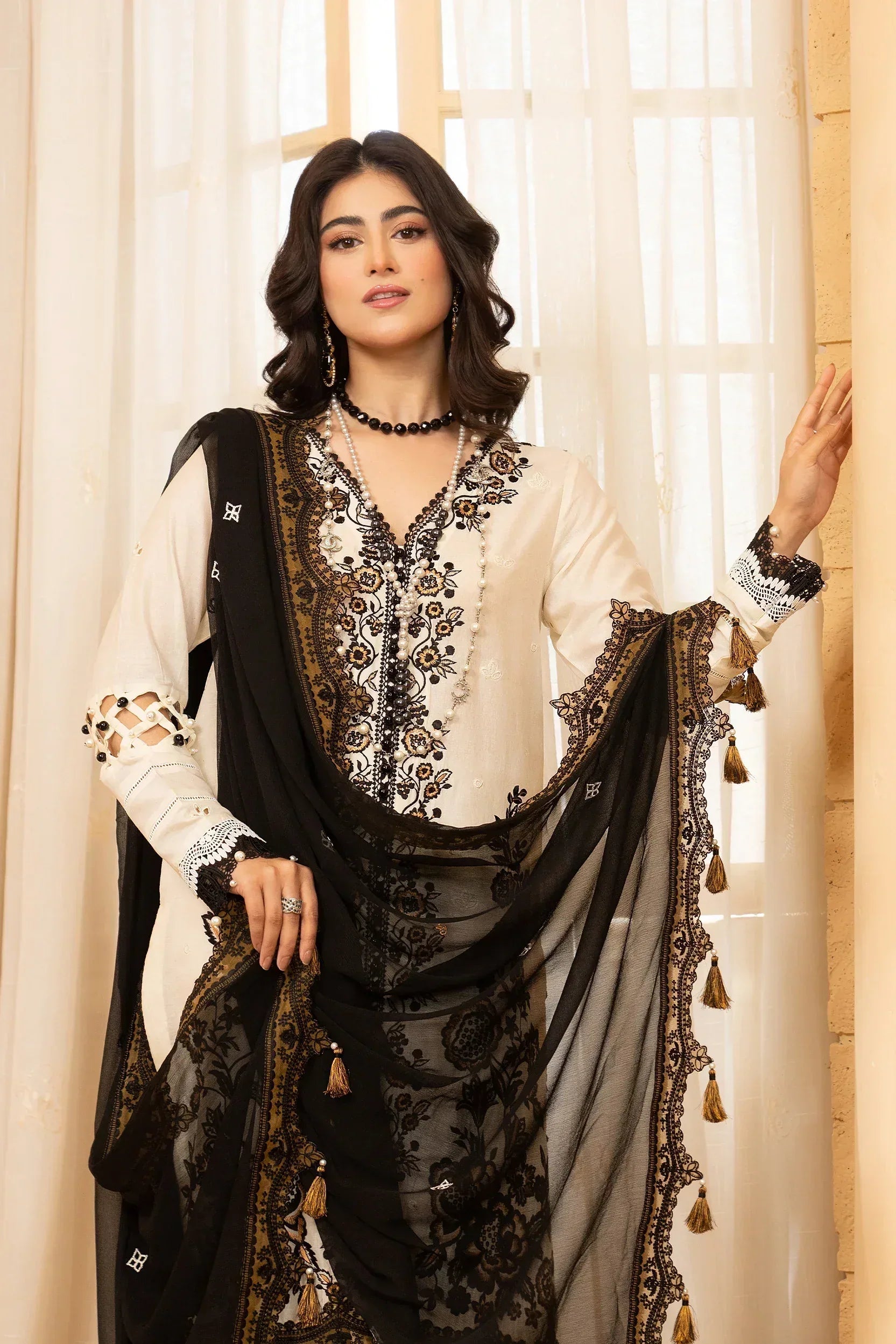 Hemstitch | Summer Luxury Lawn 24 | Prestige - Aqsa Fabrics